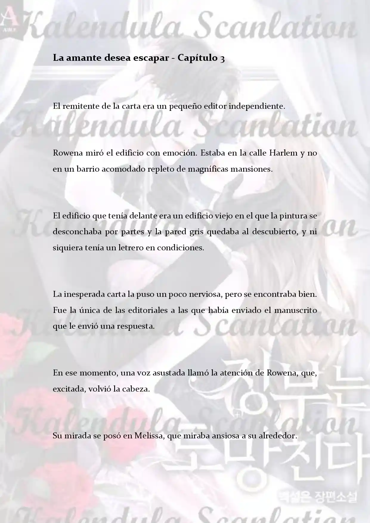 La Amante Desea Escapar (Novela) - Capítulo 3 - Página 3 - LectorTMOo