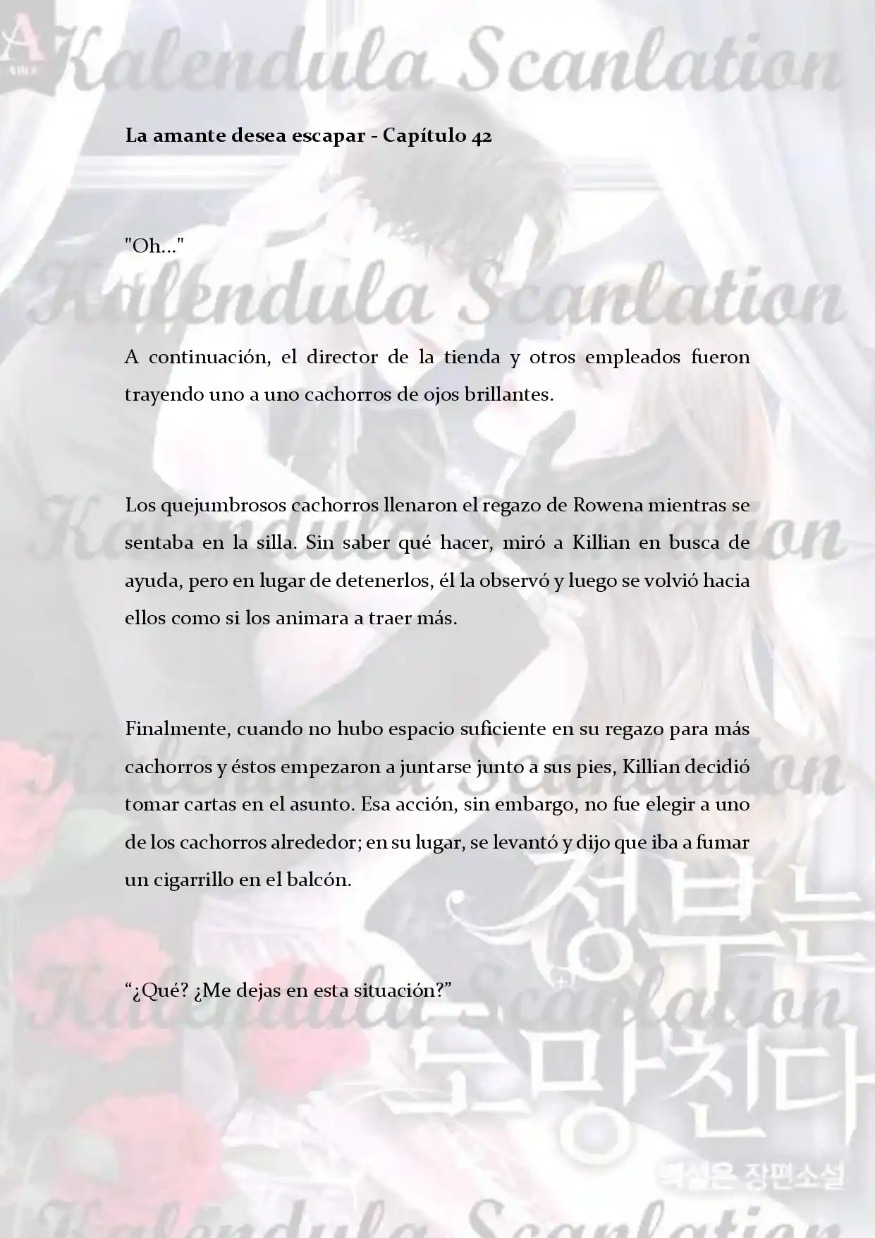 La Amante Desea Escapar (Novela) - Capítulo 42 - Página 3 - LectorTMOo