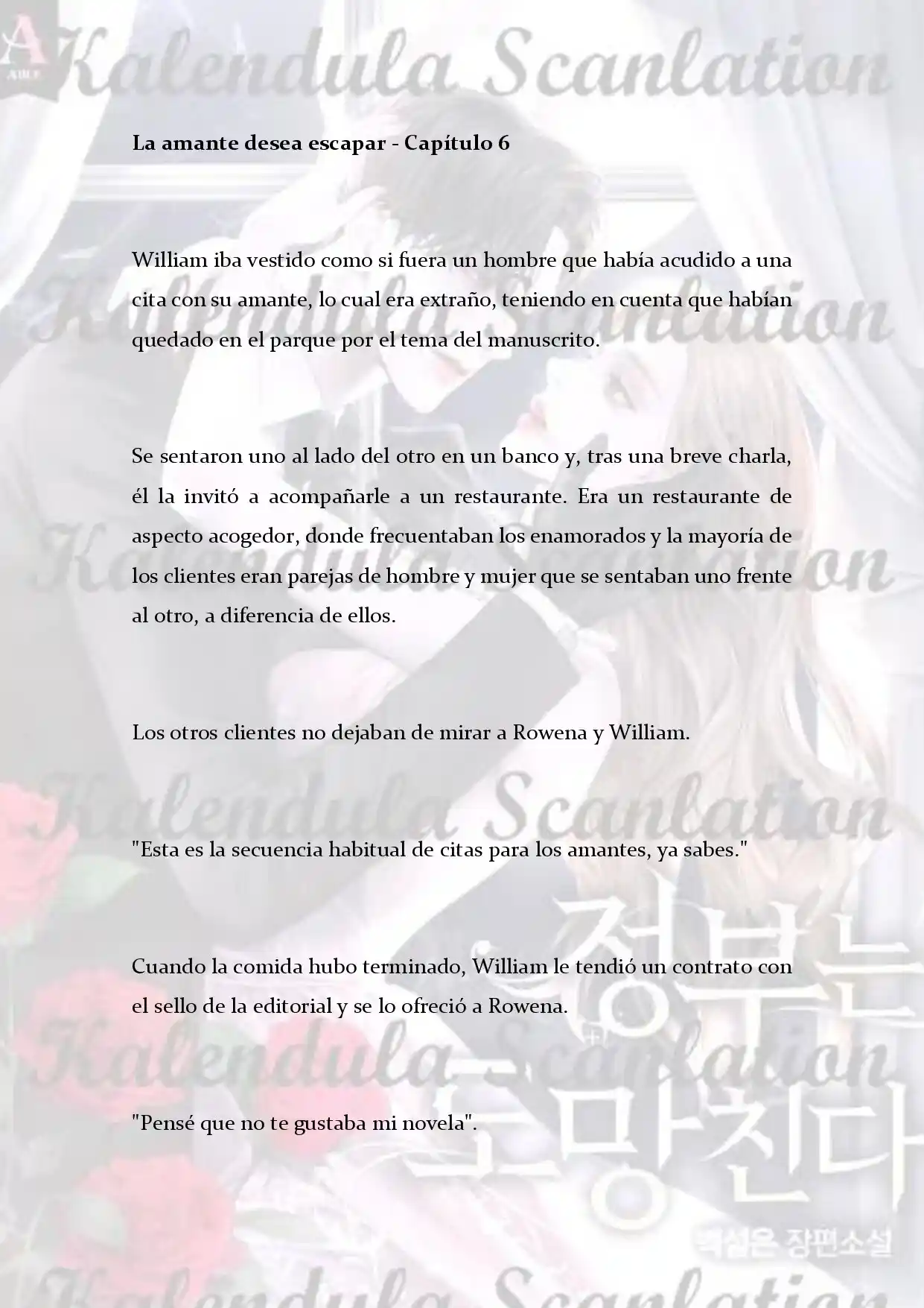 La Amante Desea Escapar (Novela) - Capítulo 6 - Página 3 - LectorTMOo
