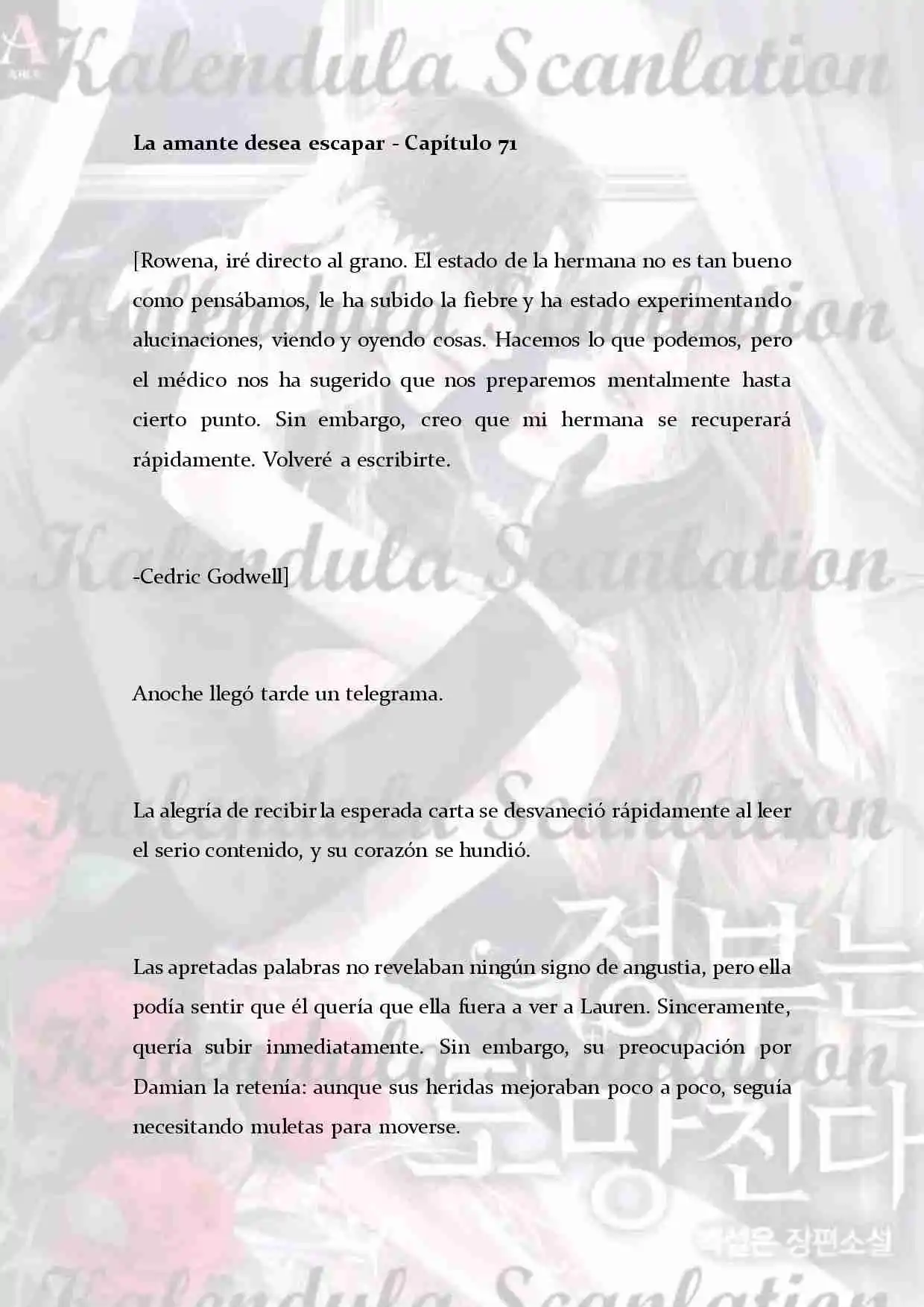 La Amante Desea Escapar (Novela) - Capítulo 71 - Página 3 - LectorTMOo