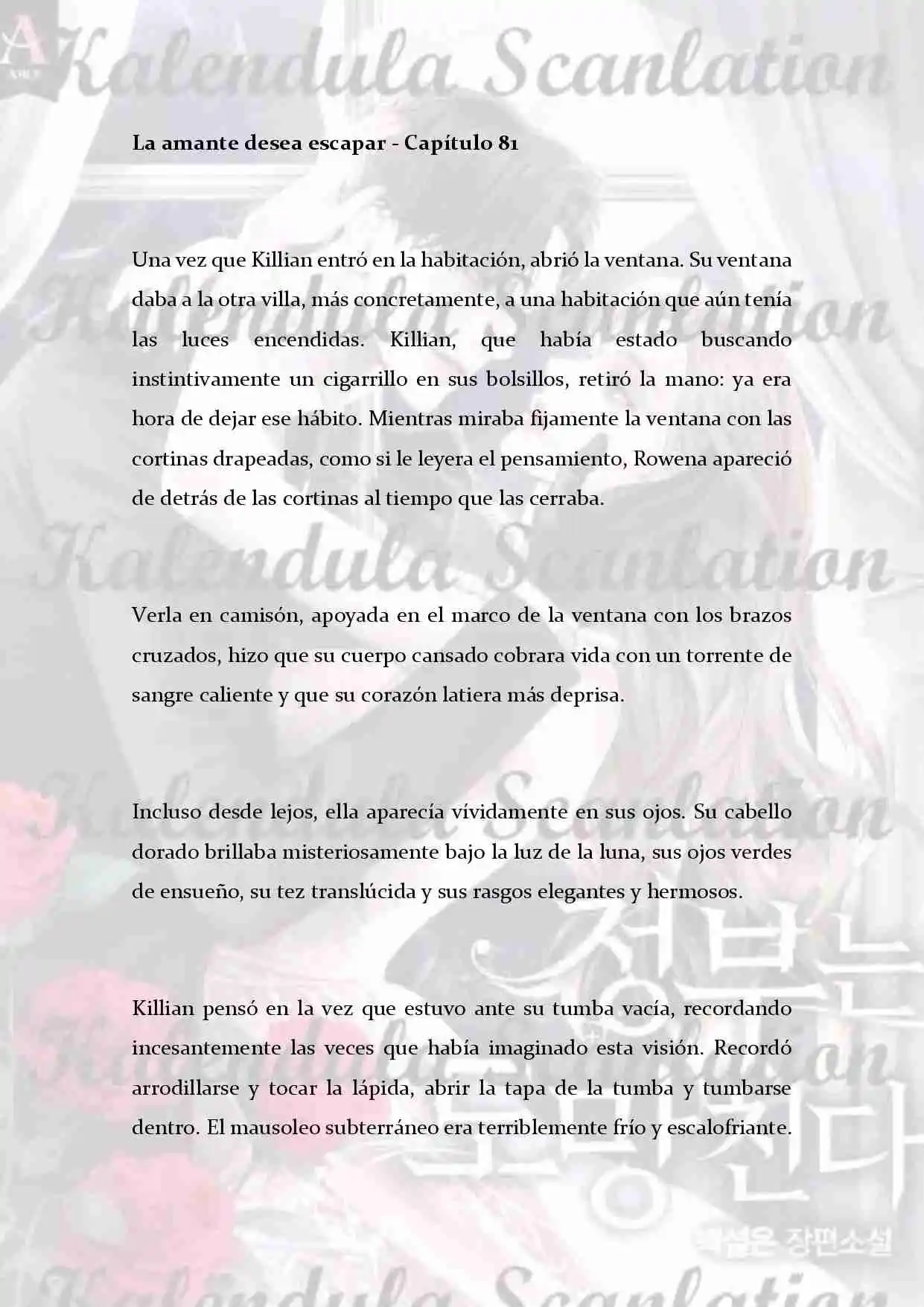 La Amante Desea Escapar (Novela) - Capítulo 81 - Página 3 - LectorTMOo