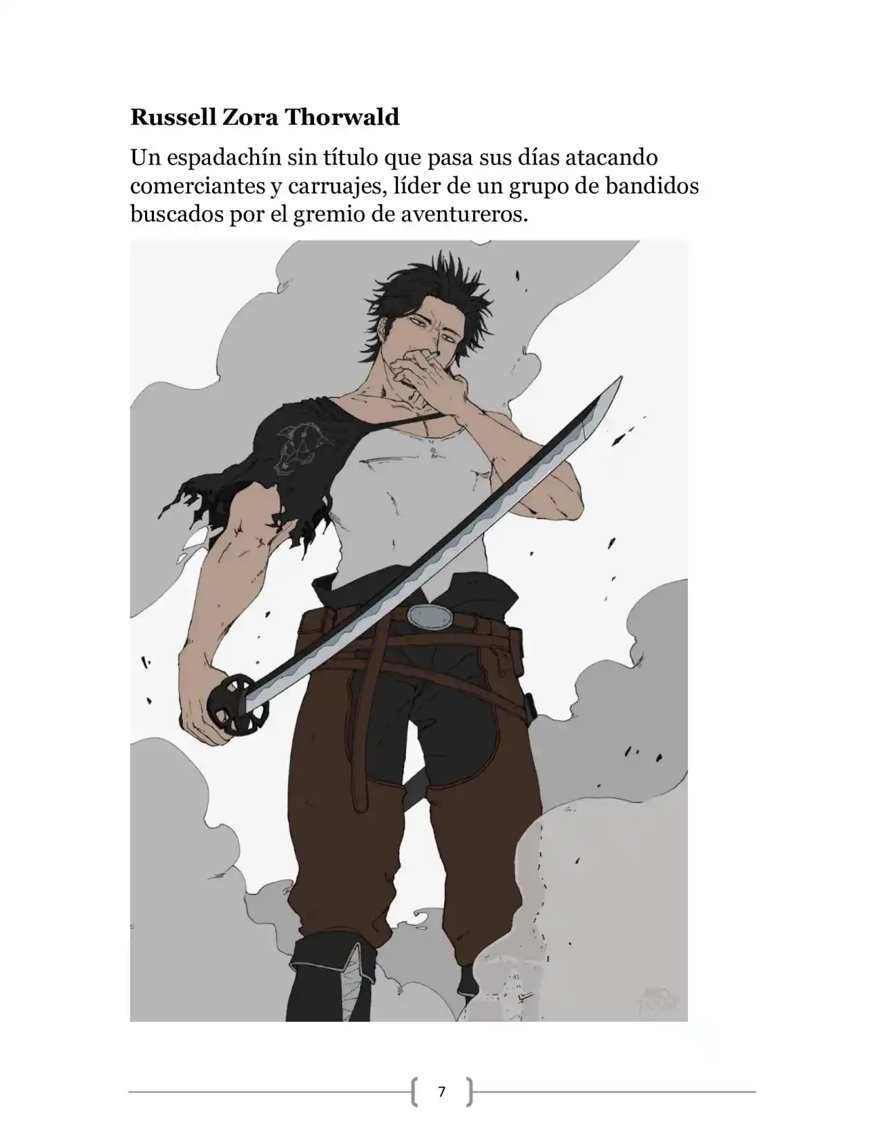 La Ambición Del Dios De La Espada (Novela) - Capítulo 1 - Página 7 - LectorTMOo