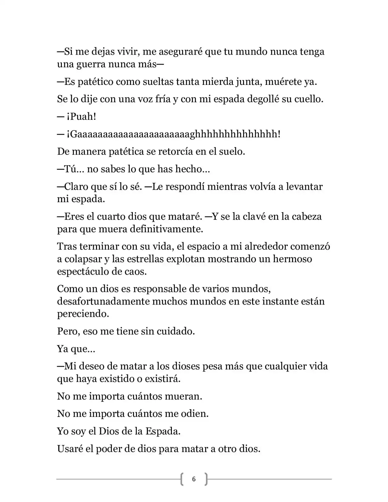La Ambición Del Dios De La Espada (Novela) - Capítulo 1 - Página 19 - LectorTMOo
