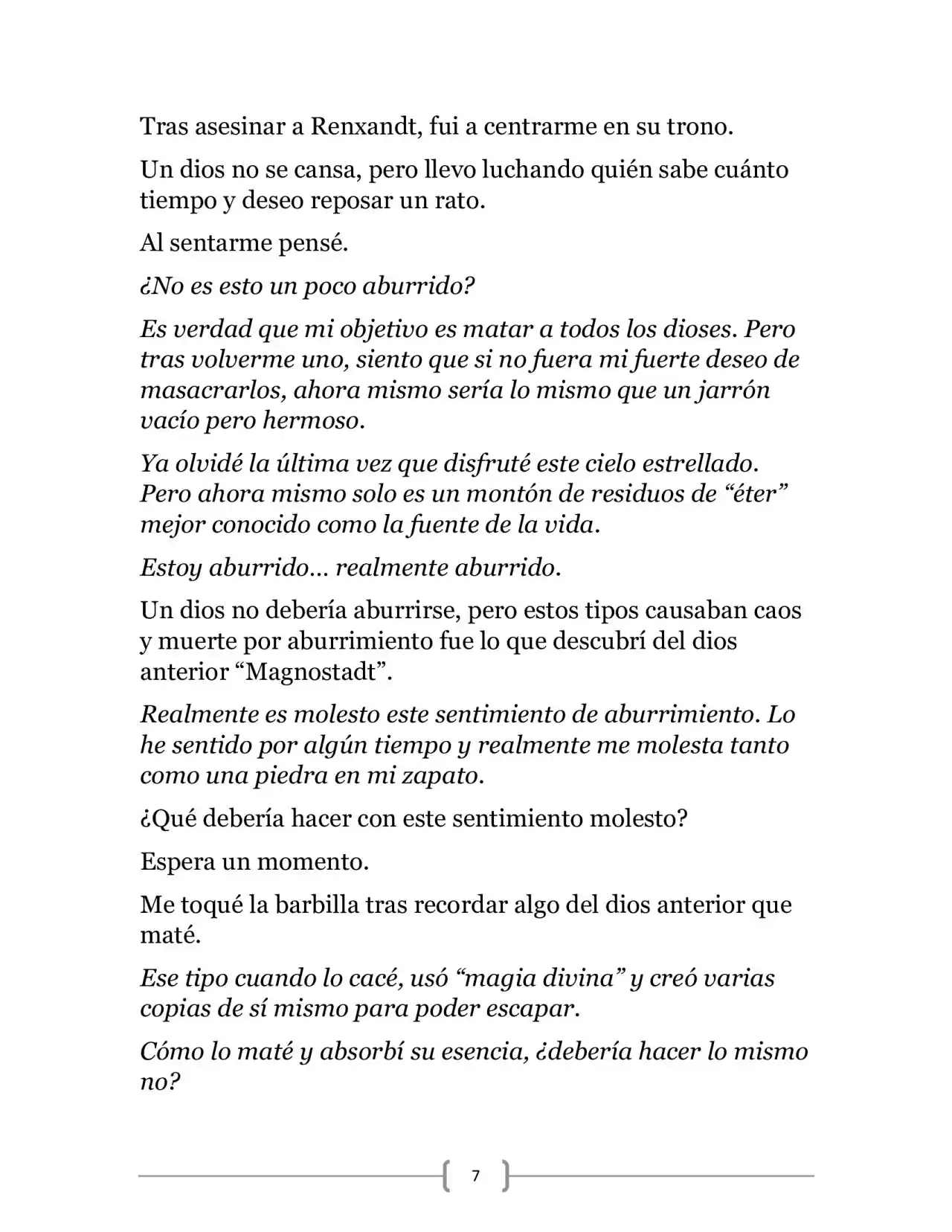 La Ambición Del Dios De La Espada (Novela) - Capítulo 1 - Página 20 - LectorTMOo
