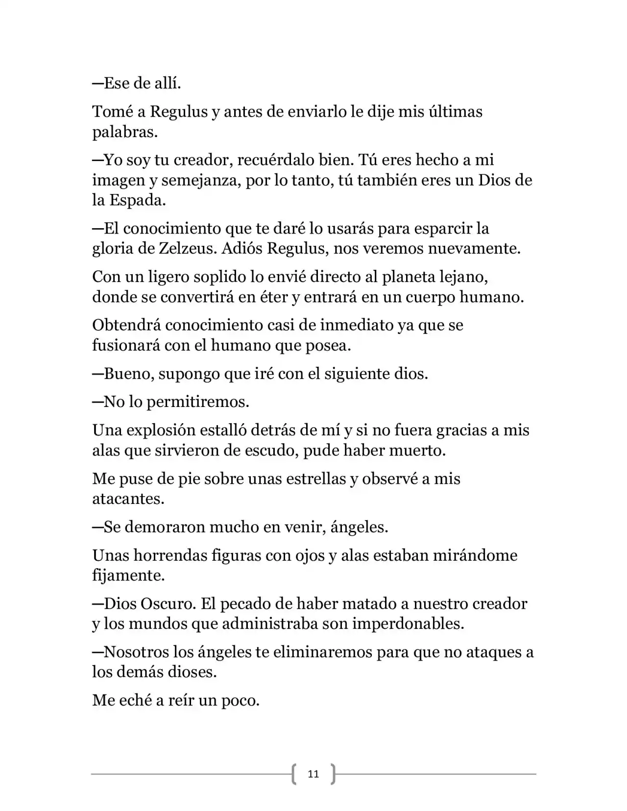 La Ambición Del Dios De La Espada (Novela) - Capítulo 1 - Página 24 - LectorTMOo