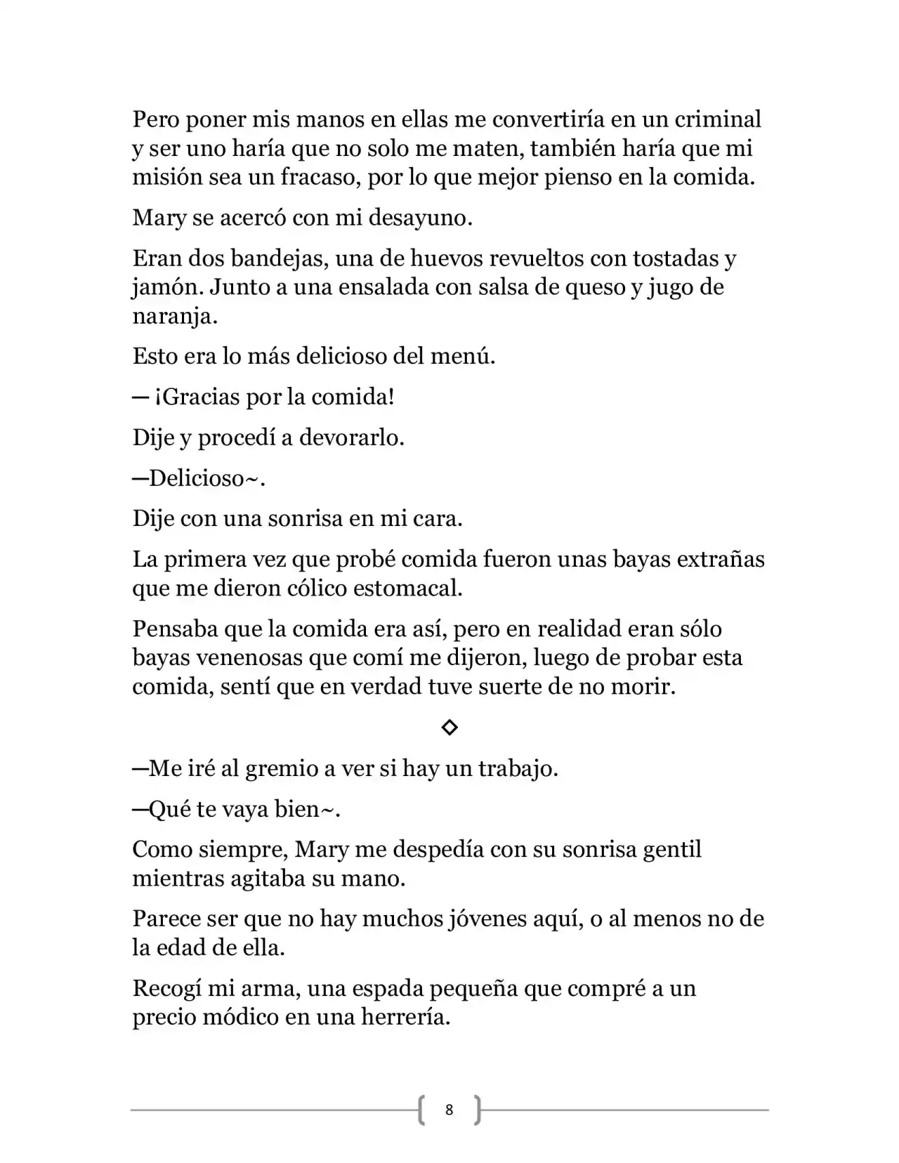La Ambición Del Dios De La Espada (Novela) - Capítulo 2 - Página 8 - LectorTMOo