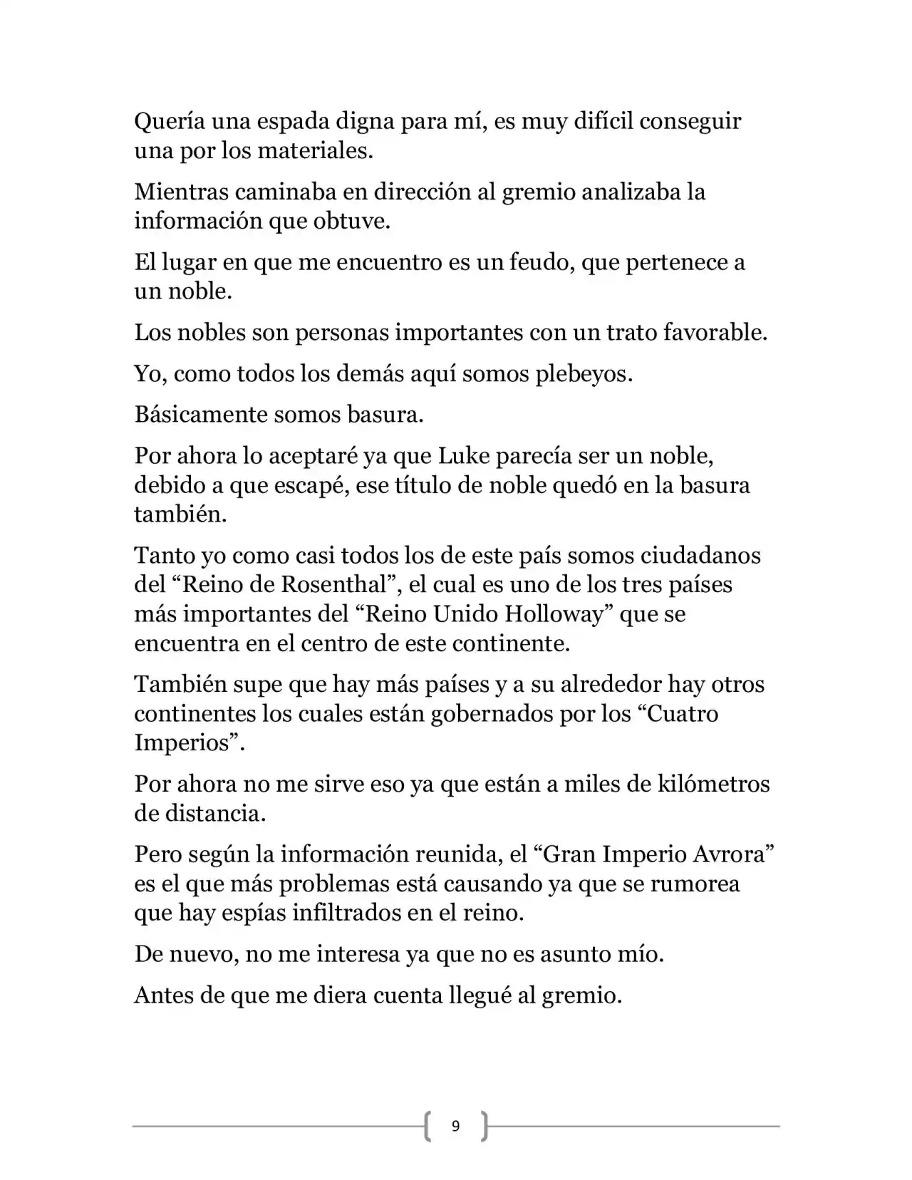 La Ambición Del Dios De La Espada (Novela) - Capítulo 2 - Página 9 - LectorTMOo
