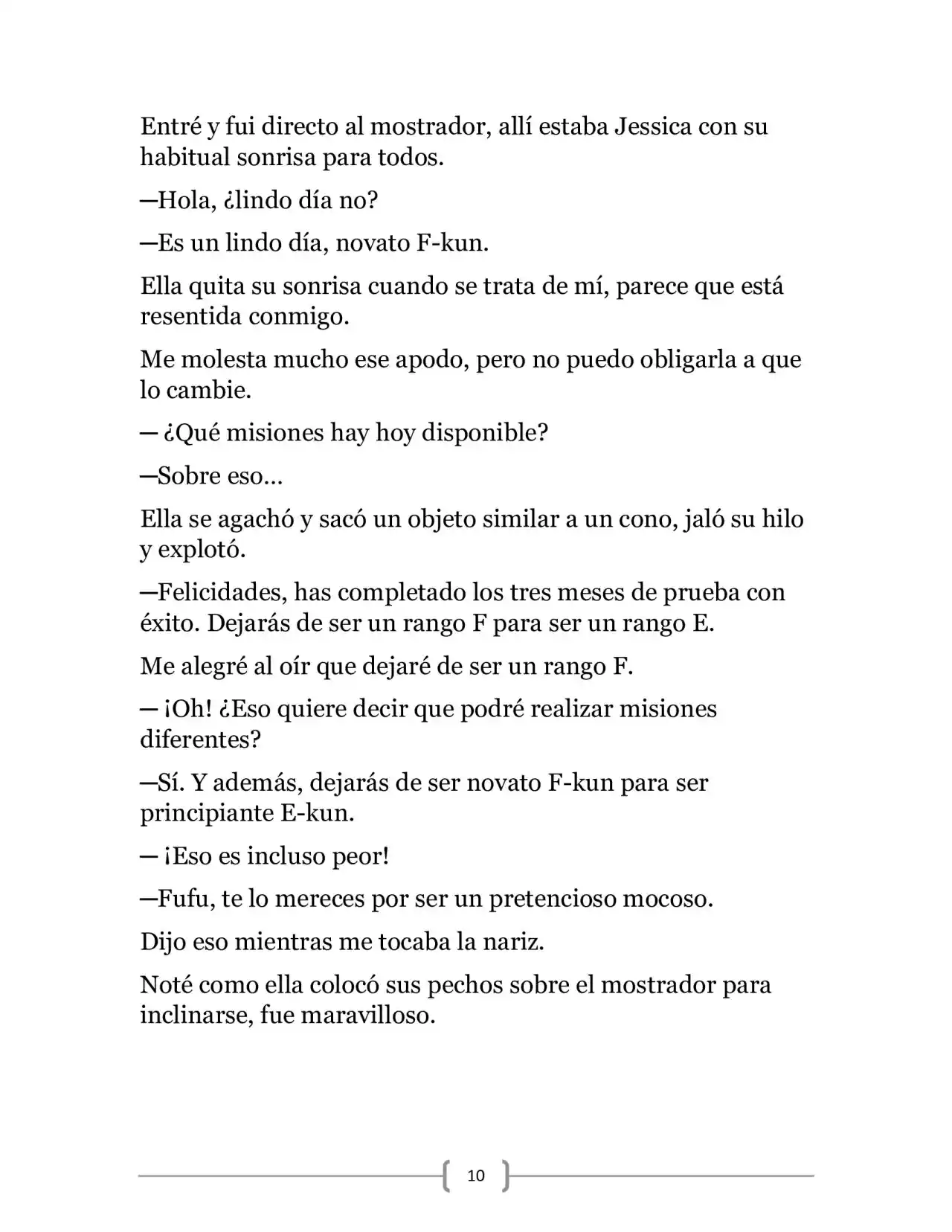 La Ambición Del Dios De La Espada (Novela) - Capítulo 2 - Página 10 - LectorTMOo