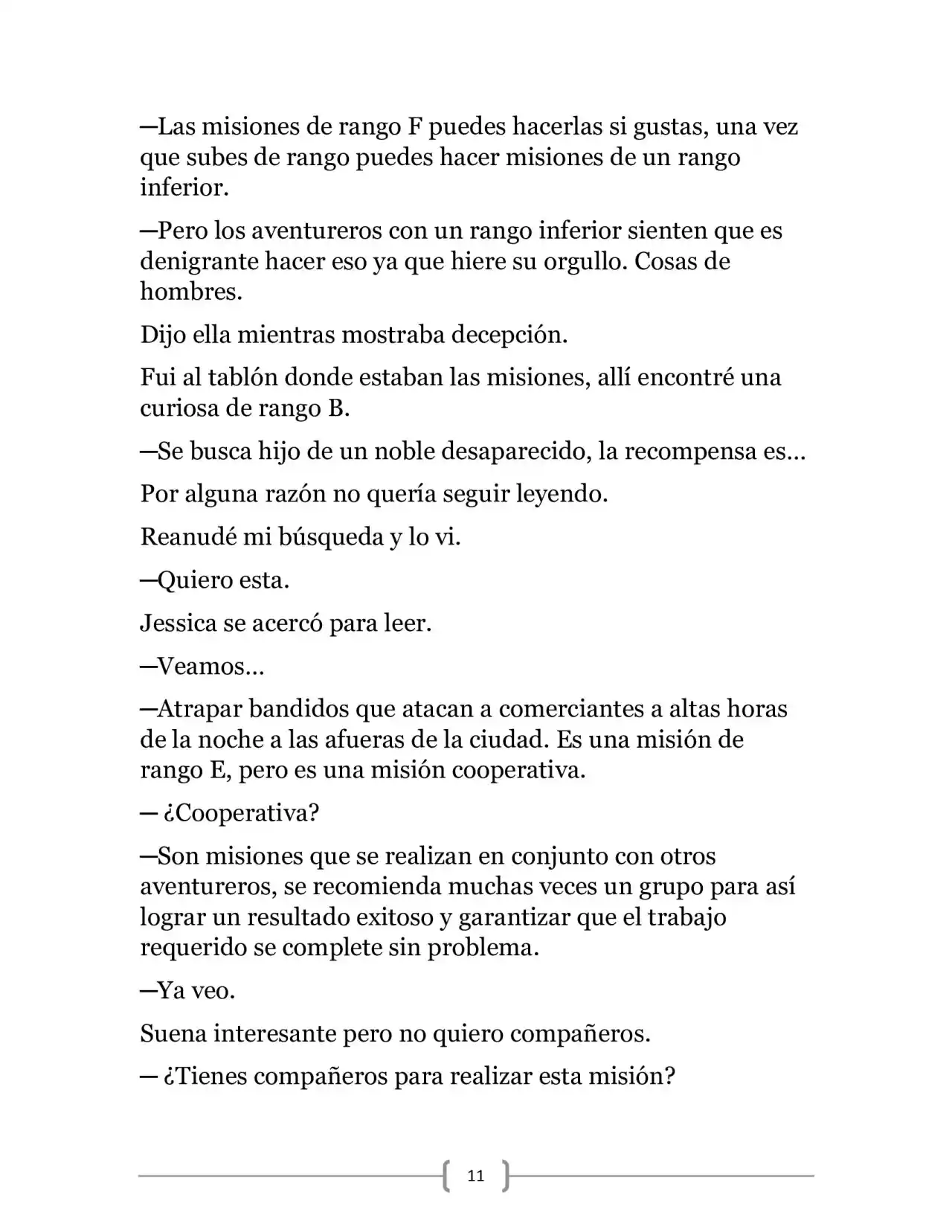 La Ambición Del Dios De La Espada (Novela) - Capítulo 2 - Página 11 - LectorTMOo