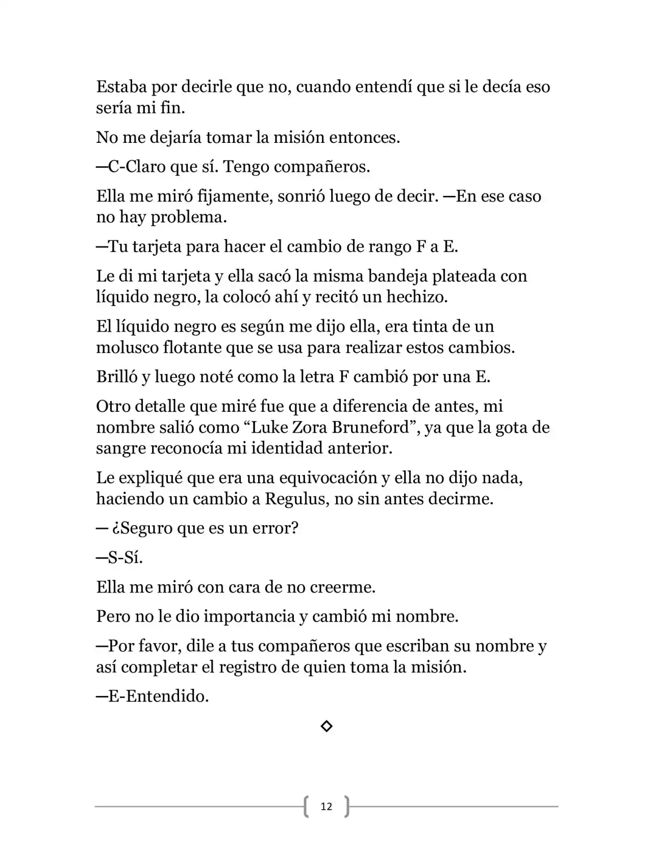 La Ambición Del Dios De La Espada (Novela) - Capítulo 2 - Página 12 - LectorTMOo