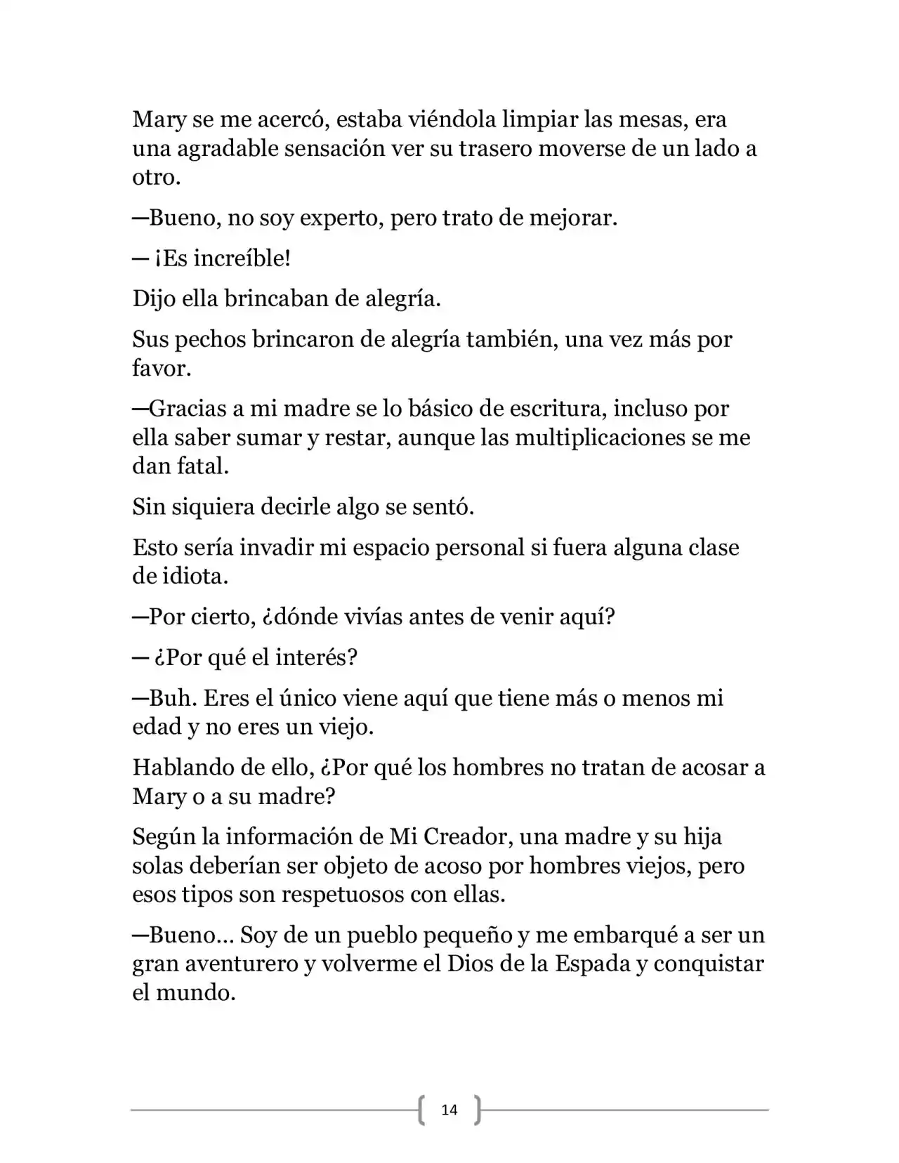 La Ambición Del Dios De La Espada (Novela) - Capítulo 2 - Página 14 - LectorTMOo