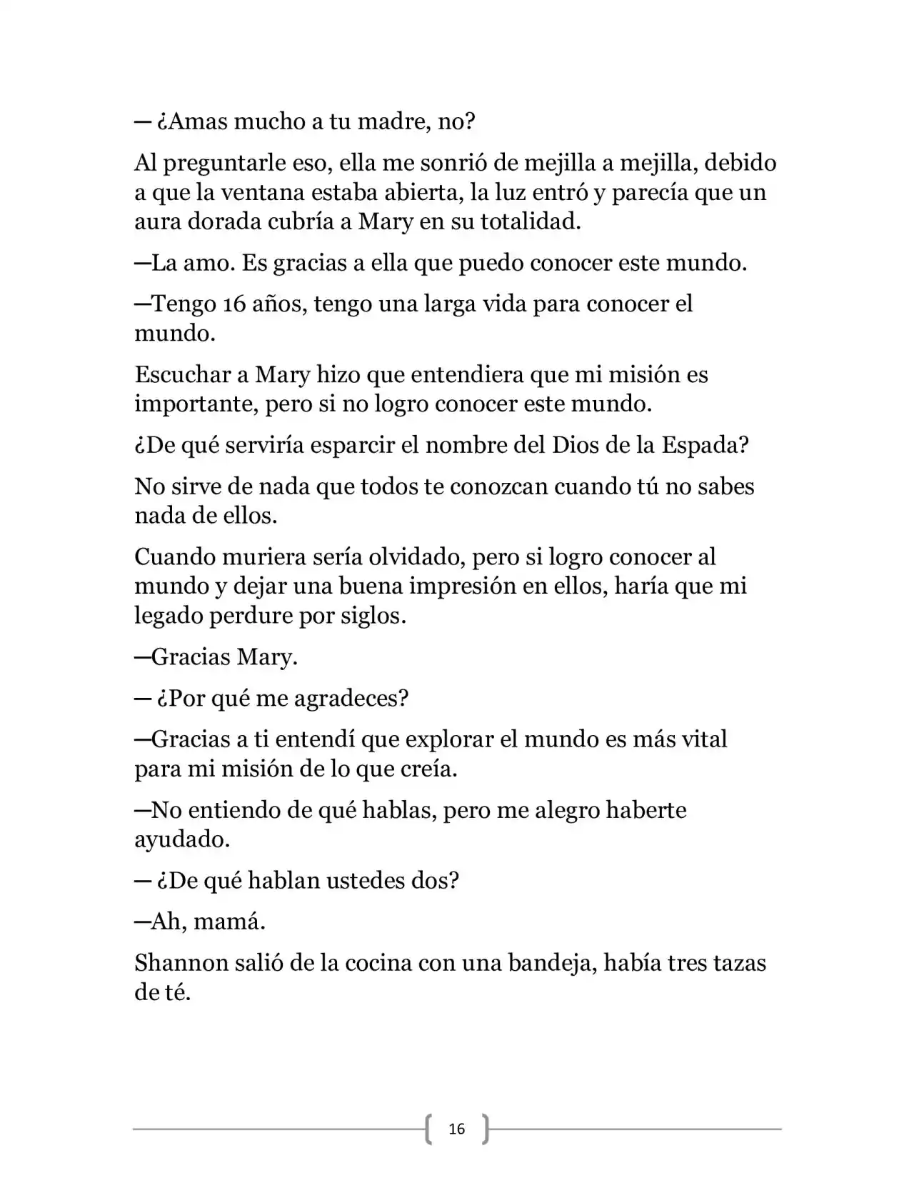 La Ambición Del Dios De La Espada (Novela) - Capítulo 2 - Página 16 - LectorTMOo