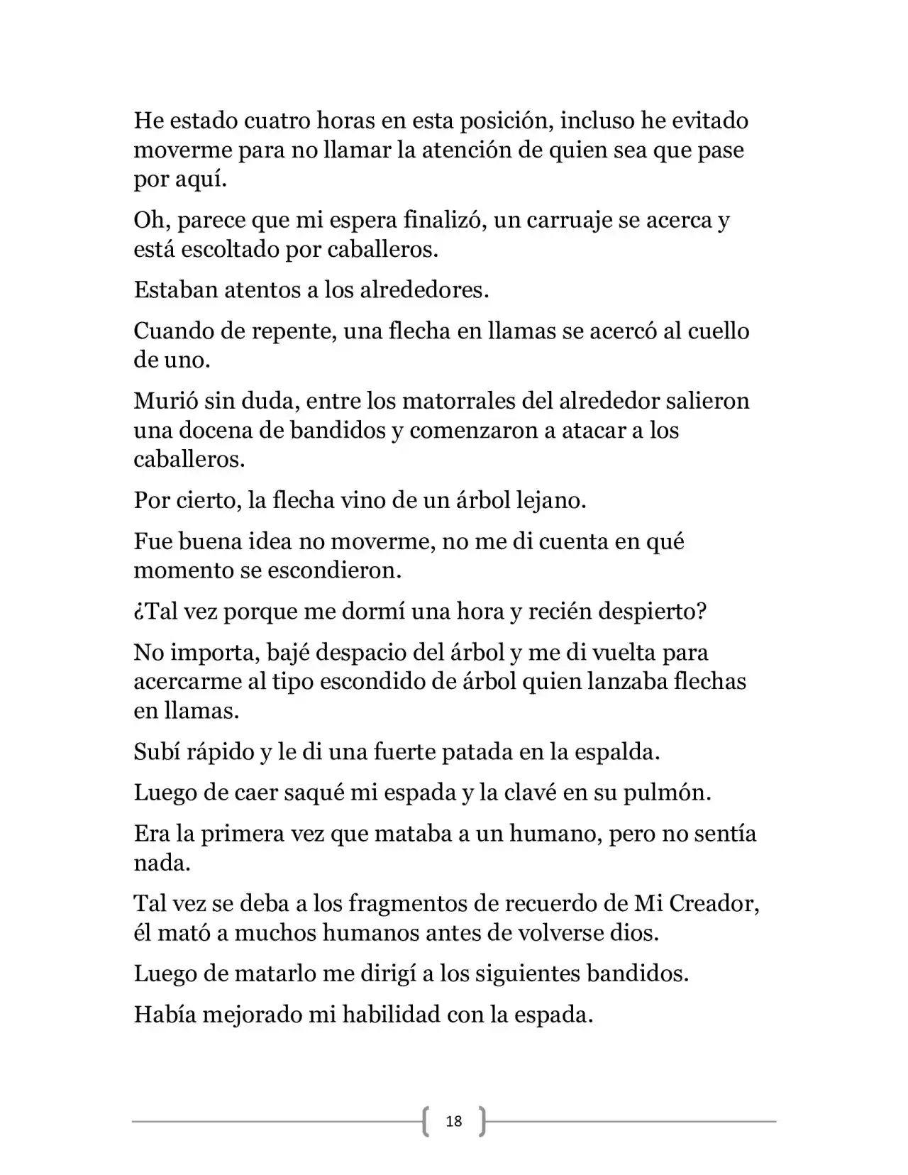 La Ambición Del Dios De La Espada (Novela) - Capítulo 2 - Página 18 - LectorTMOo