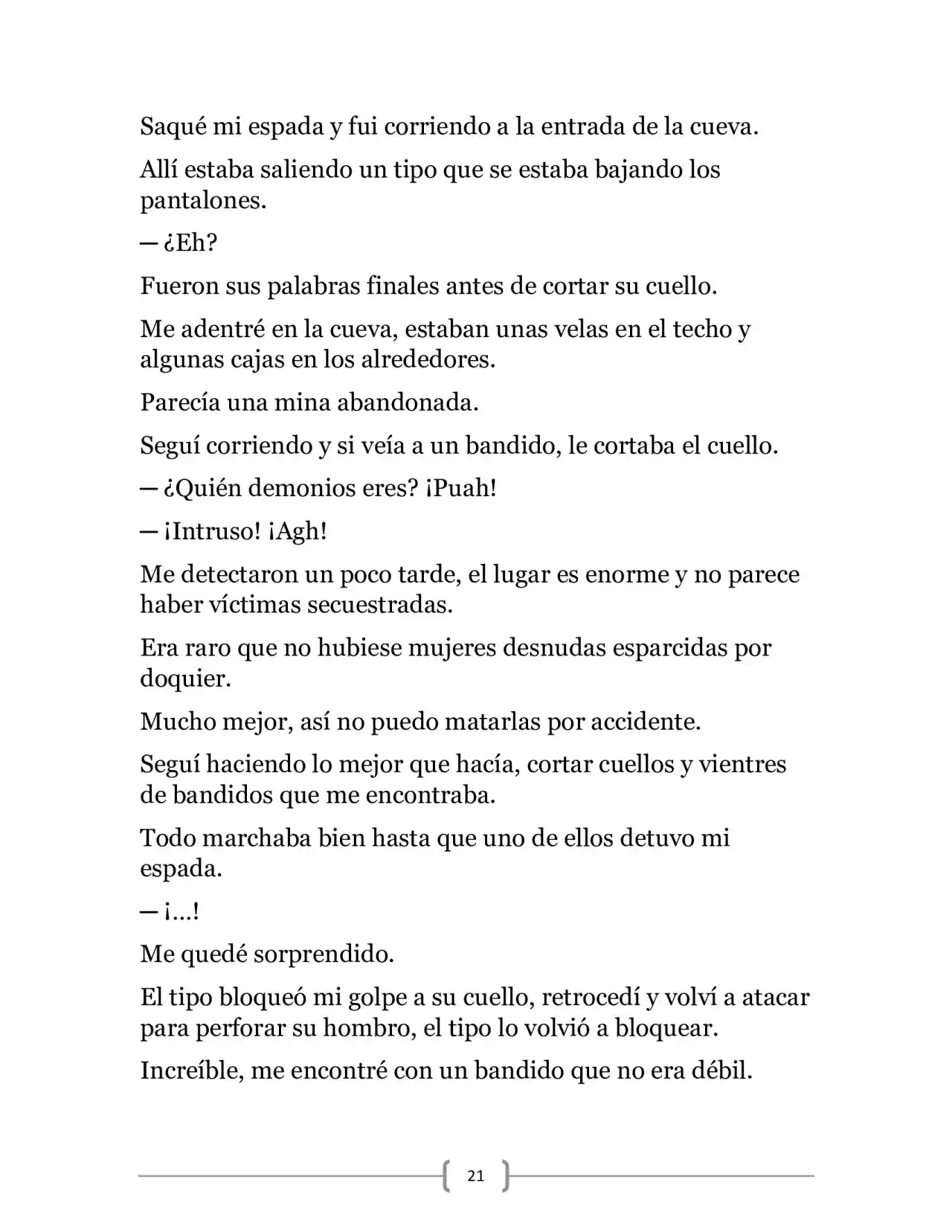 La Ambición Del Dios De La Espada (Novela) - Capítulo 2 - Página 21 - LectorTMOo