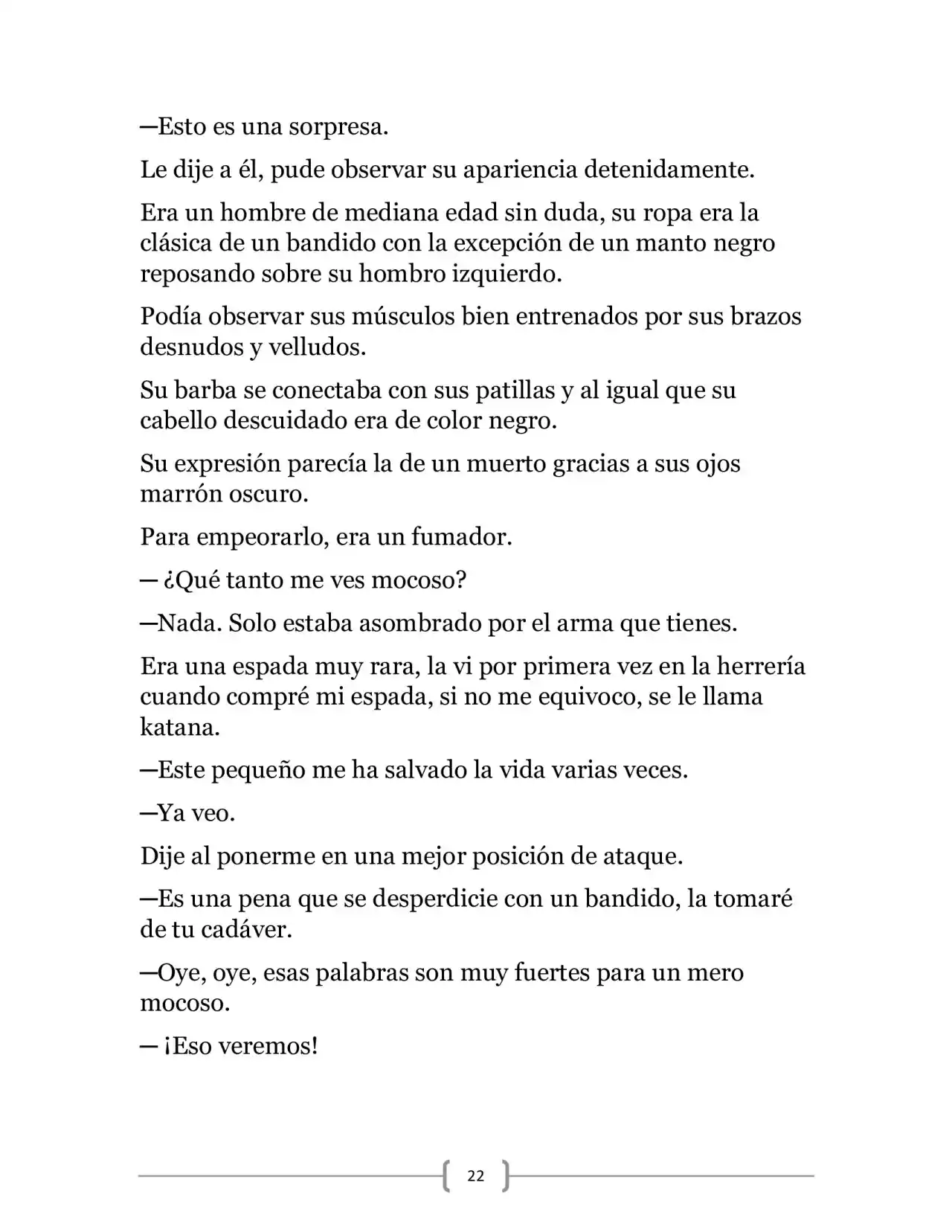 La Ambición Del Dios De La Espada (Novela) - Capítulo 2 - Página 22 - LectorTMOo