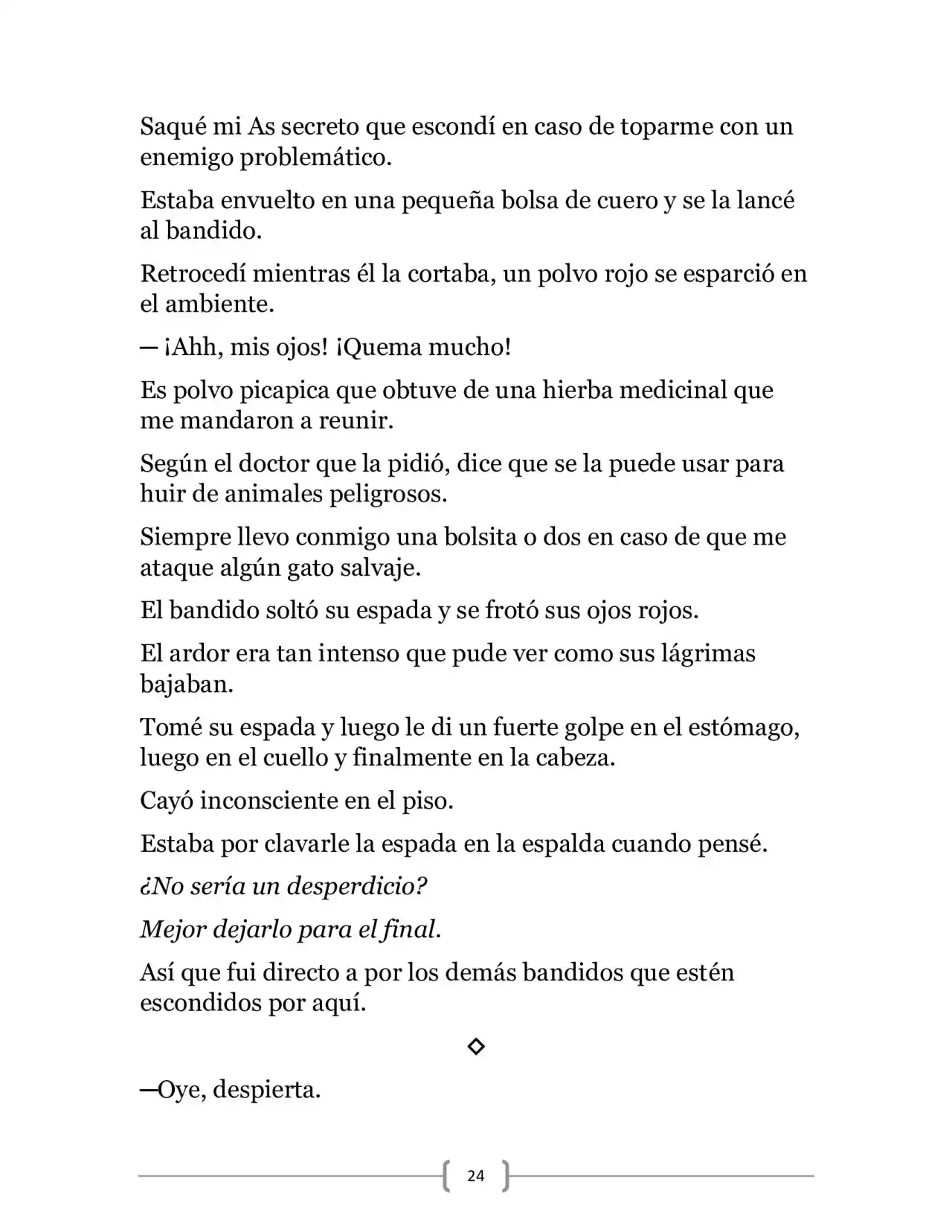 La Ambición Del Dios De La Espada (Novela) - Capítulo 2 - Página 24 - LectorTMOo