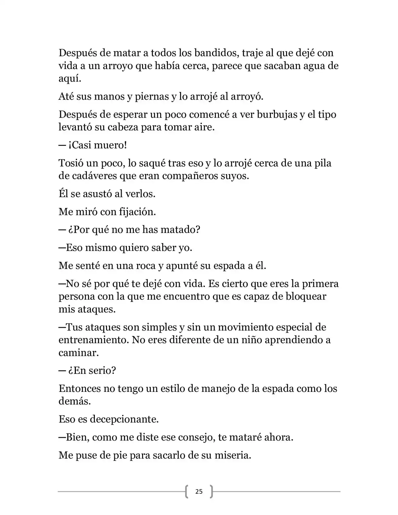 La Ambición Del Dios De La Espada (Novela) - Capítulo 2 - Página 25 - LectorTMOo