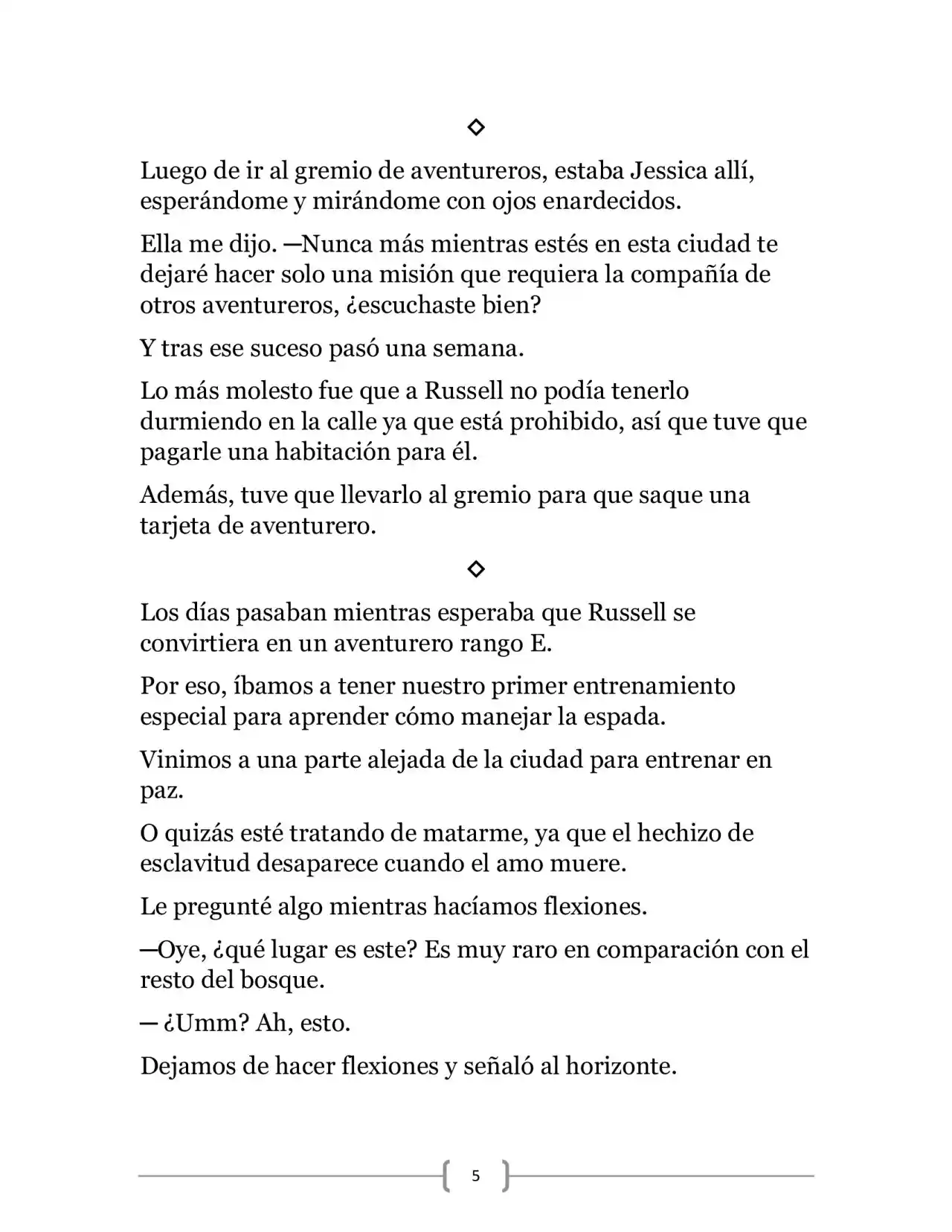 La Ambición Del Dios De La Espada (Novela) - Capítulo 3 - Página 5 - LectorTMOo