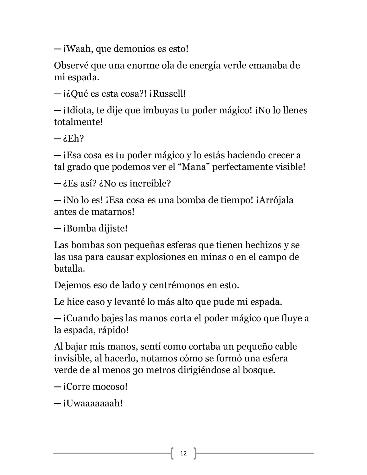 La Ambición Del Dios De La Espada (Novela) - Capítulo 3 - Página 12 - LectorTMOo