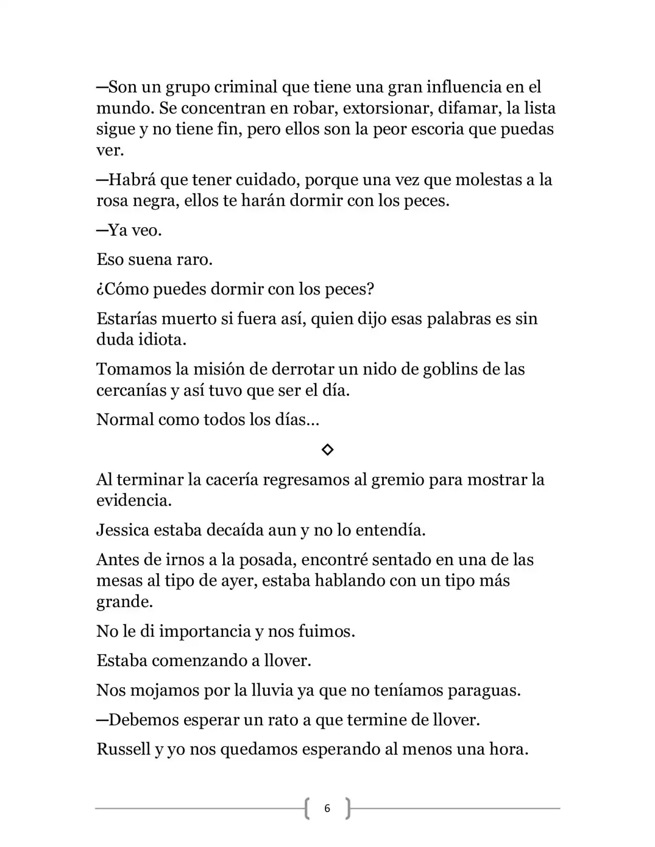 La Ambición Del Dios De La Espada (Novela) - Capítulo 4 - Página 6 - LectorTMOo