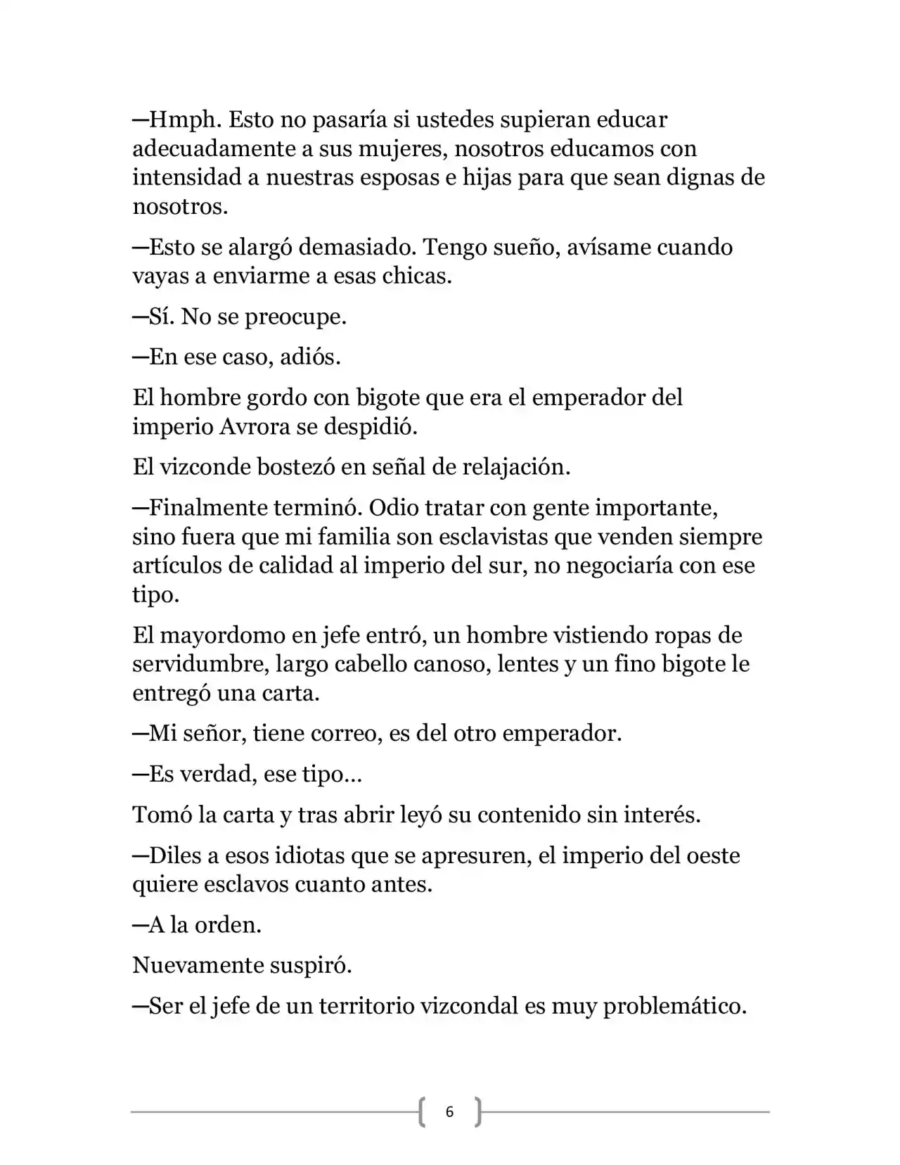 La Ambición Del Dios De La Espada (Novela) - Capítulo 5 - Página 6 - LectorTMOo