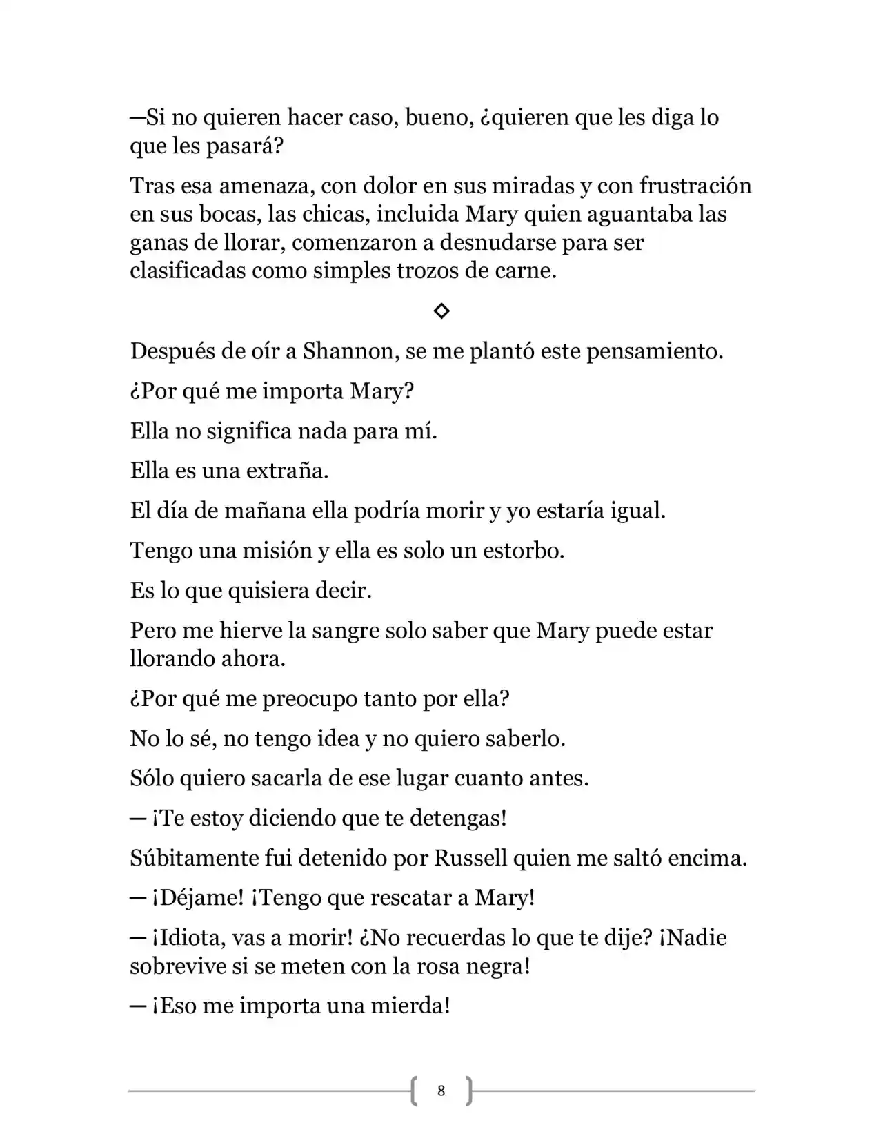 La Ambición Del Dios De La Espada (Novela) - Capítulo 5 - Página 8 - LectorTMOo