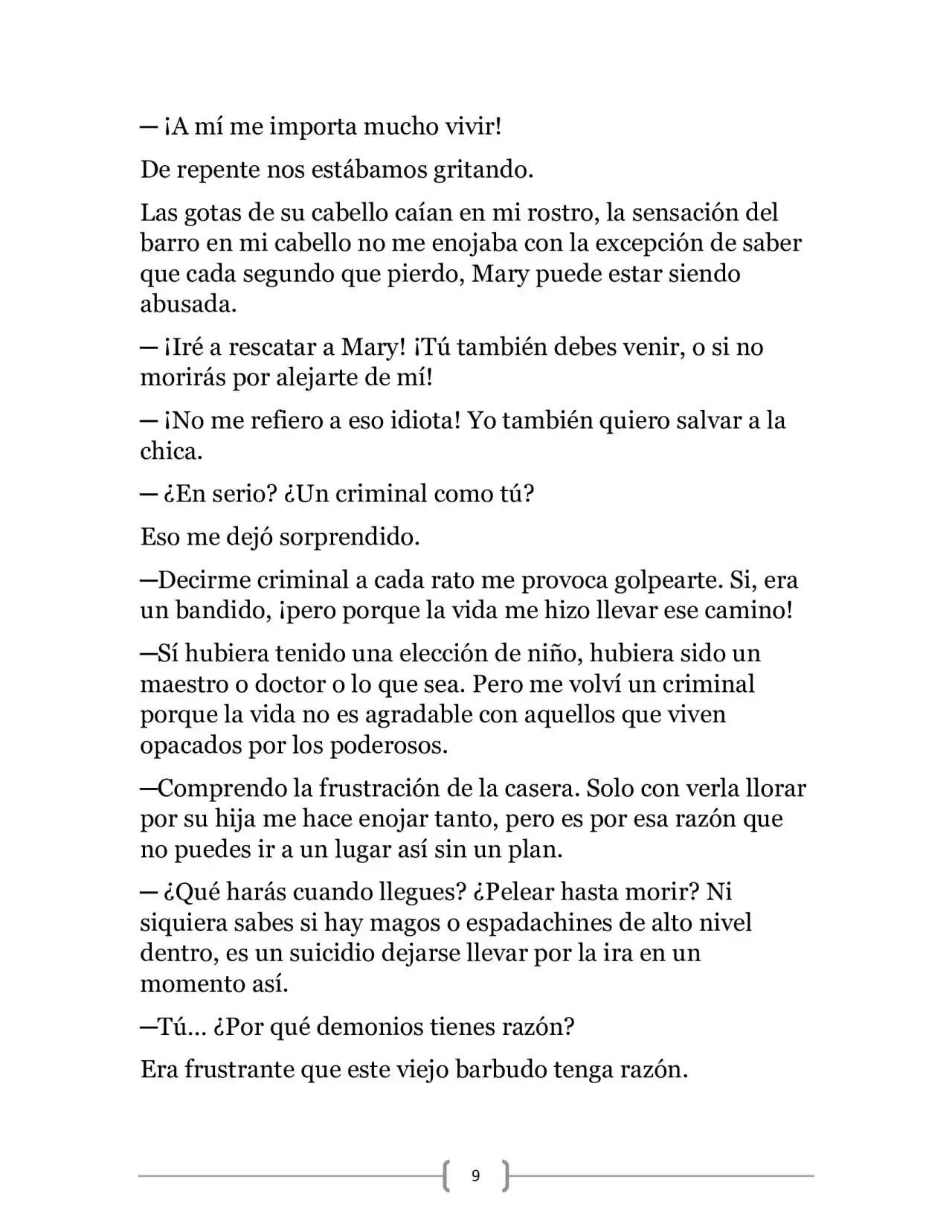 La Ambición Del Dios De La Espada (Novela) - Capítulo 5 - Página 9 - LectorTMOo