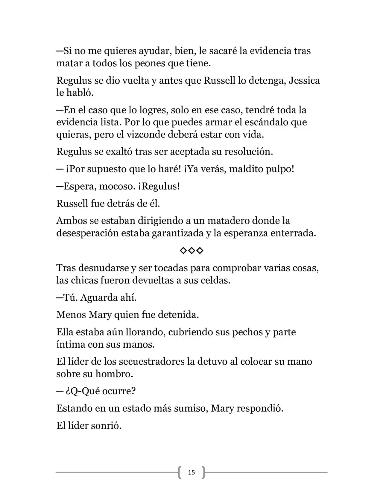 La Ambición Del Dios De La Espada (Novela) - Capítulo 5 - Página 15 - LectorTMOo