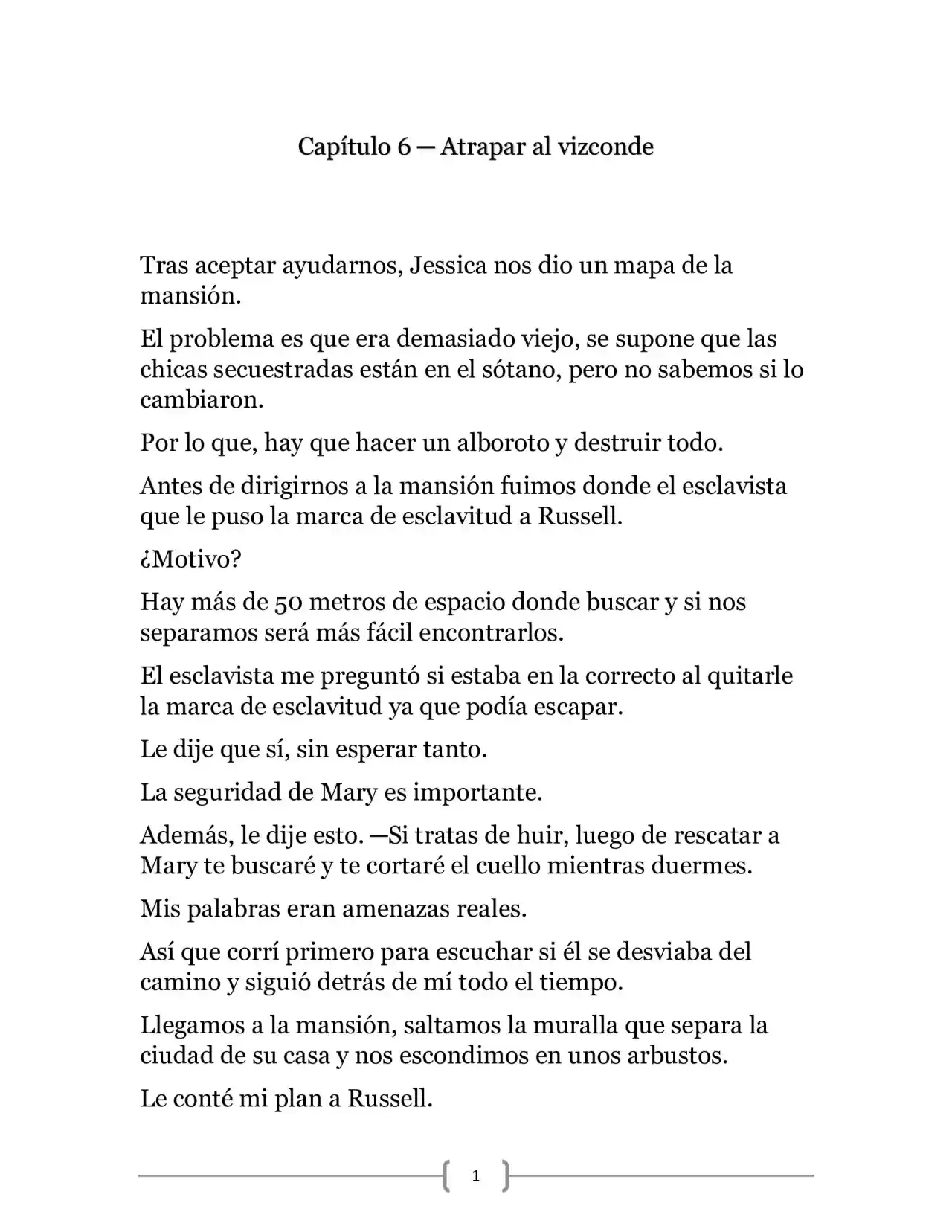 La Ambición Del Dios De La Espada (Novela) - Capítulo 6 - Página 1 - LectorTMOo