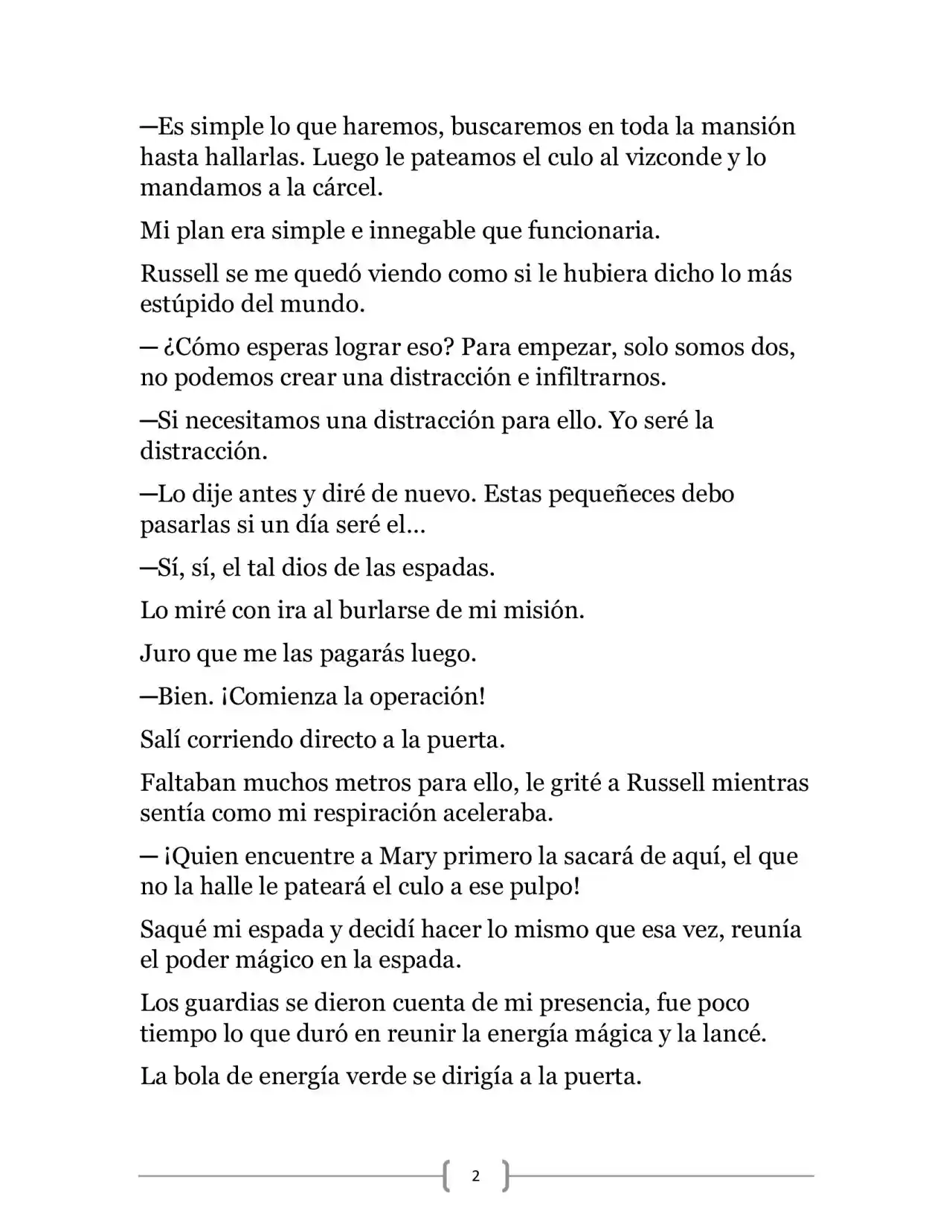 La Ambición Del Dios De La Espada (Novela) - Capítulo 6 - Página 2 - LectorTMOo