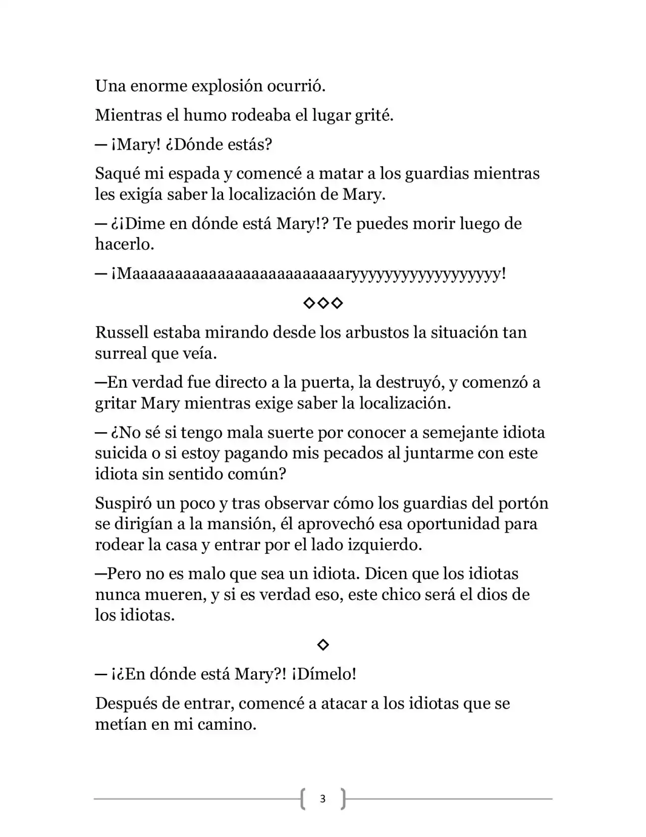 La Ambición Del Dios De La Espada (Novela) - Capítulo 6 - Página 3 - LectorTMOo