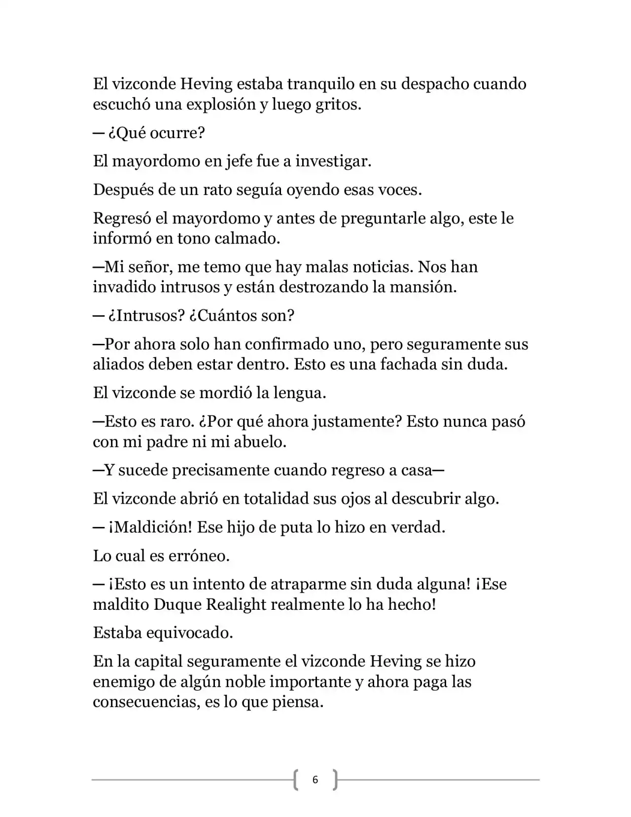 La Ambición Del Dios De La Espada (Novela) - Capítulo 6 - Página 6 - LectorTMOo