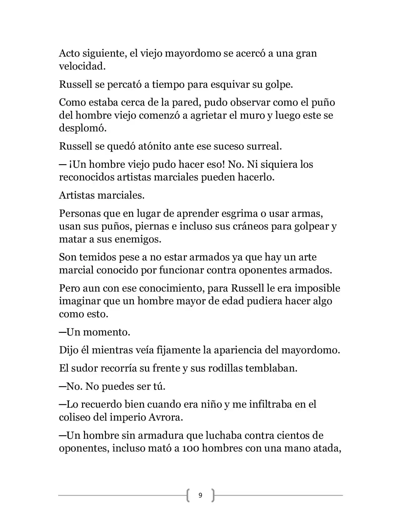 La Ambición Del Dios De La Espada (Novela) - Capítulo 6 - Página 9 - LectorTMOo