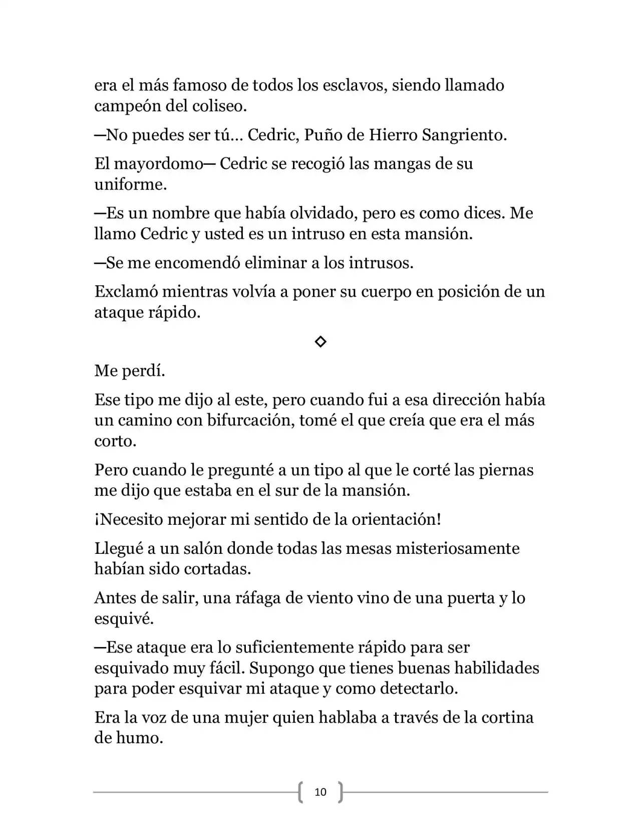 La Ambición Del Dios De La Espada (Novela) - Capítulo 6 - Página 10 - LectorTMOo