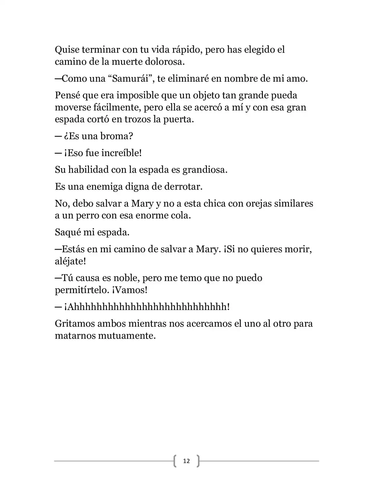 La Ambición Del Dios De La Espada (Novela) - Capítulo 6 - Página 12 - LectorTMOo