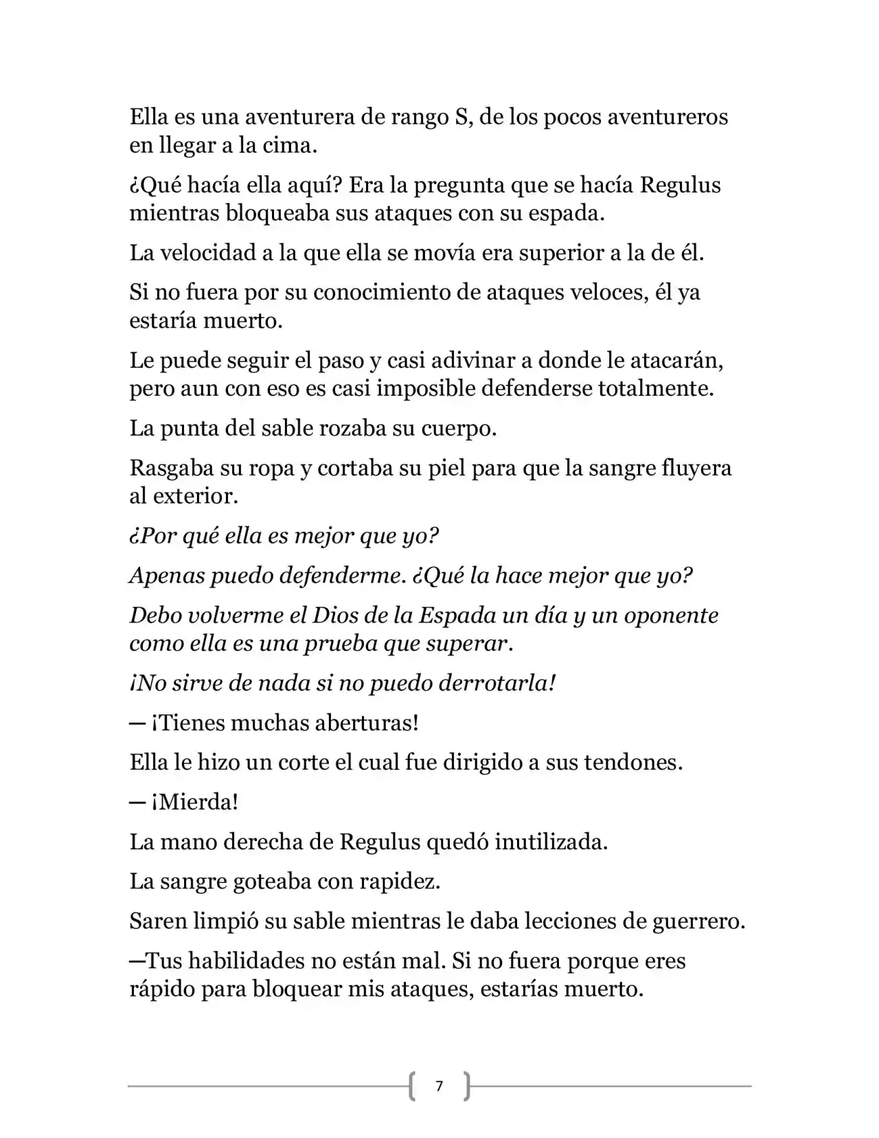 La Ambición Del Dios De La Espada (Novela) - Capítulo 7 - Página 7 - LectorTMOo