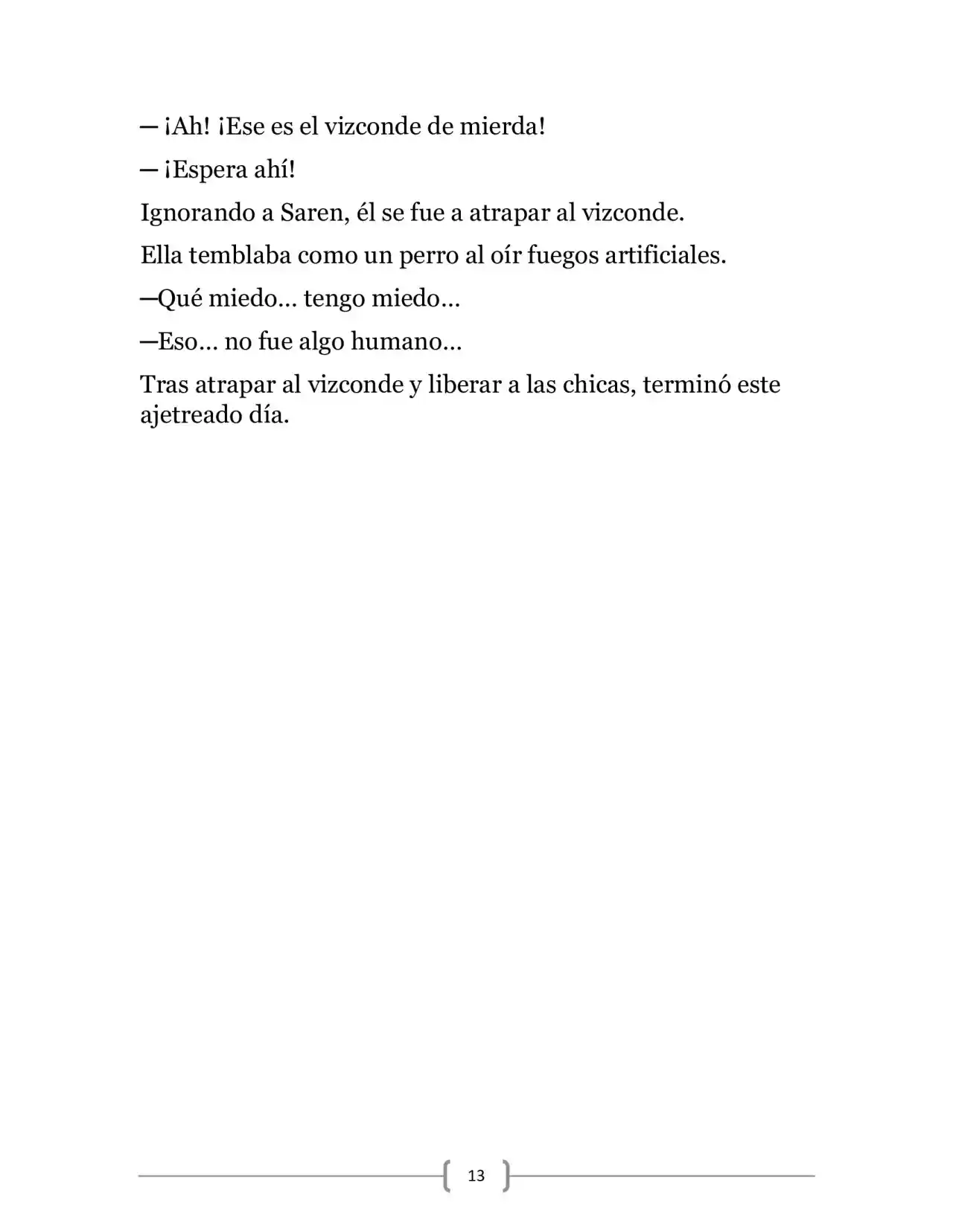 La Ambición Del Dios De La Espada (Novela) - Capítulo 7 - Página 13 - LectorTMOo