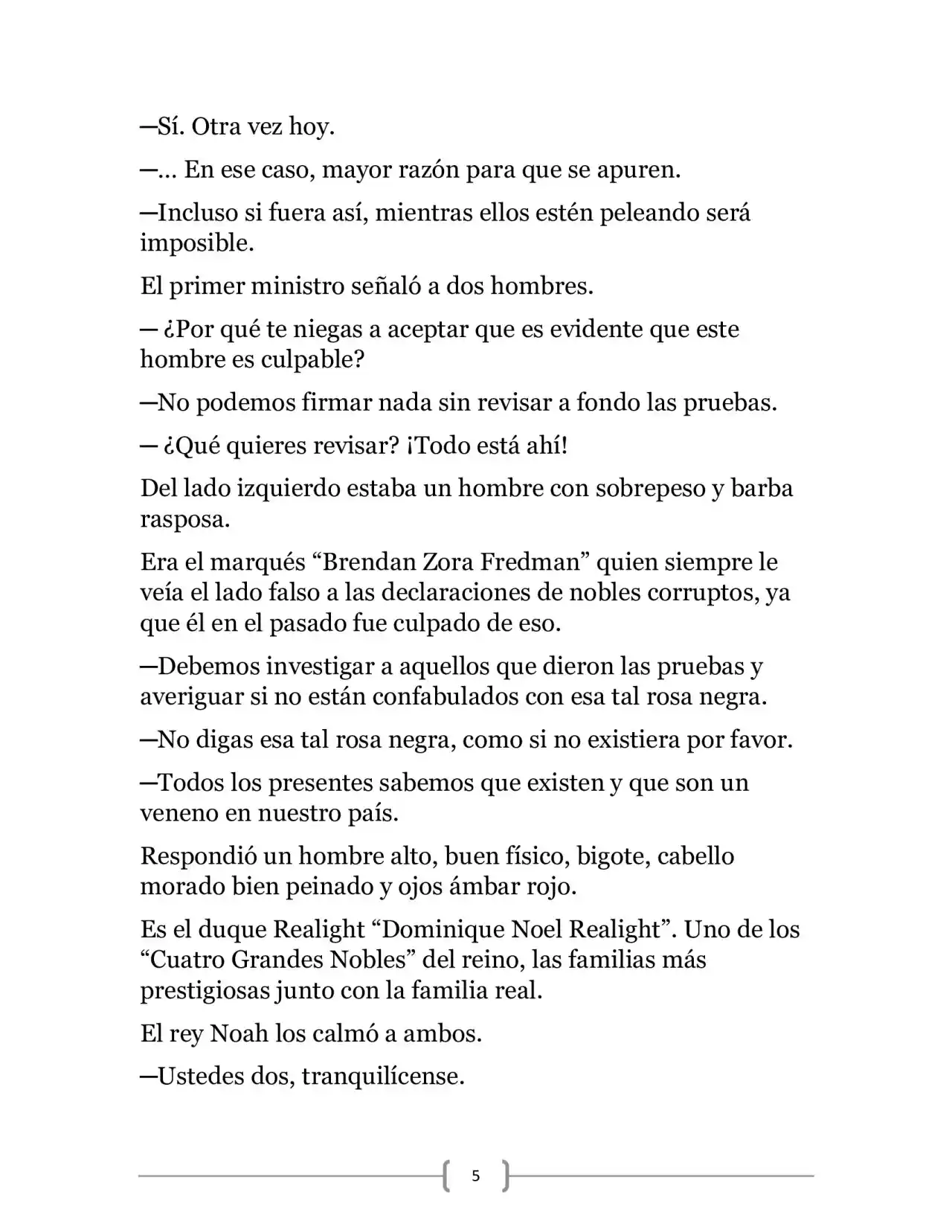La Ambición Del Dios De La Espada (Novela) - Capítulo 8 - Página 5 - LectorTMOo