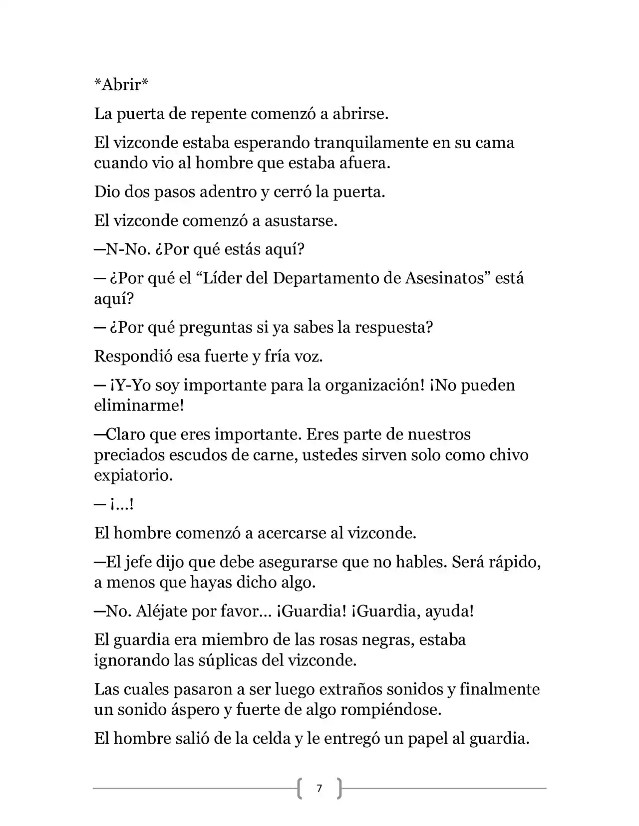 La Ambición Del Dios De La Espada (Novela) - Capítulo 8 - Página 7 - LectorTMOo