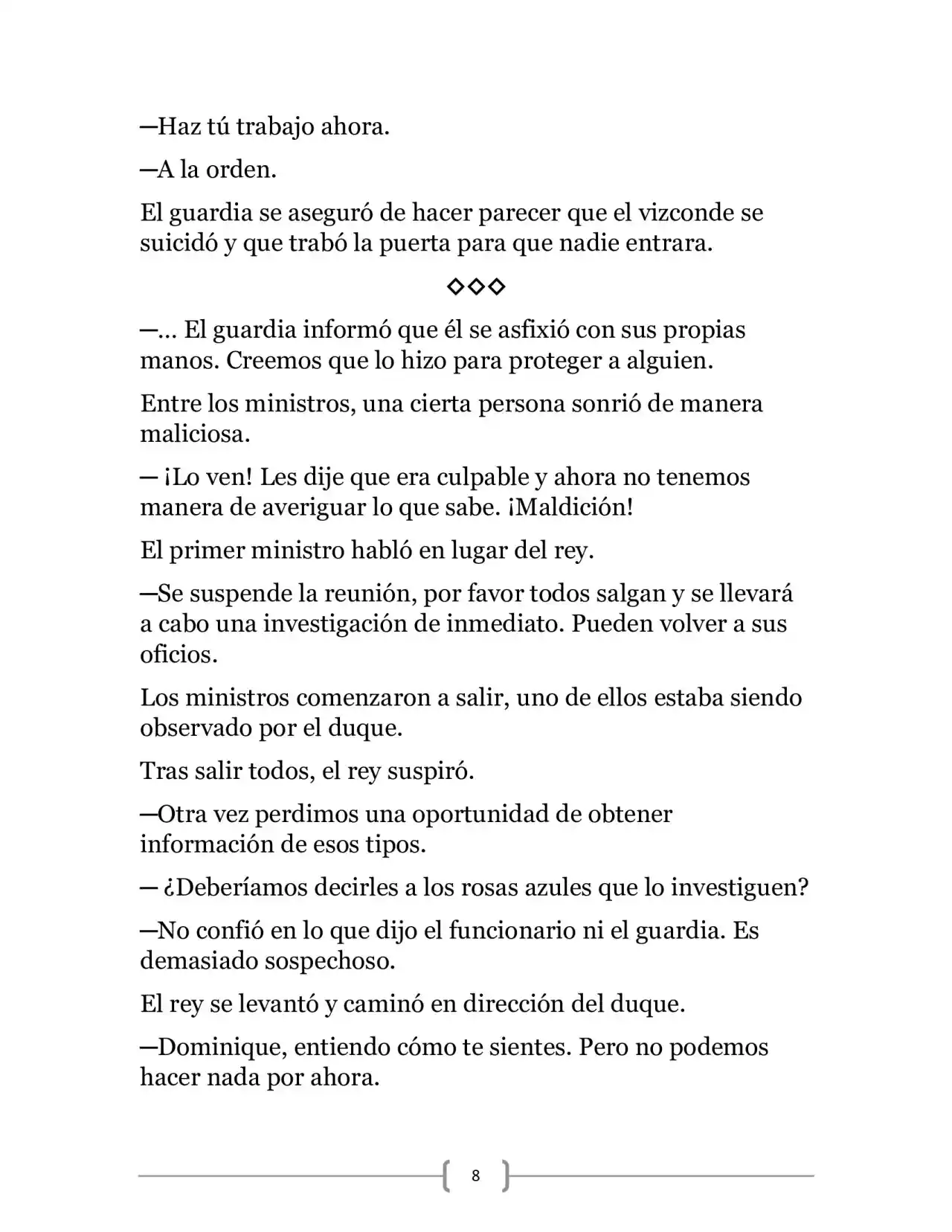 La Ambición Del Dios De La Espada (Novela) - Capítulo 8 - Página 8 - LectorTMOo