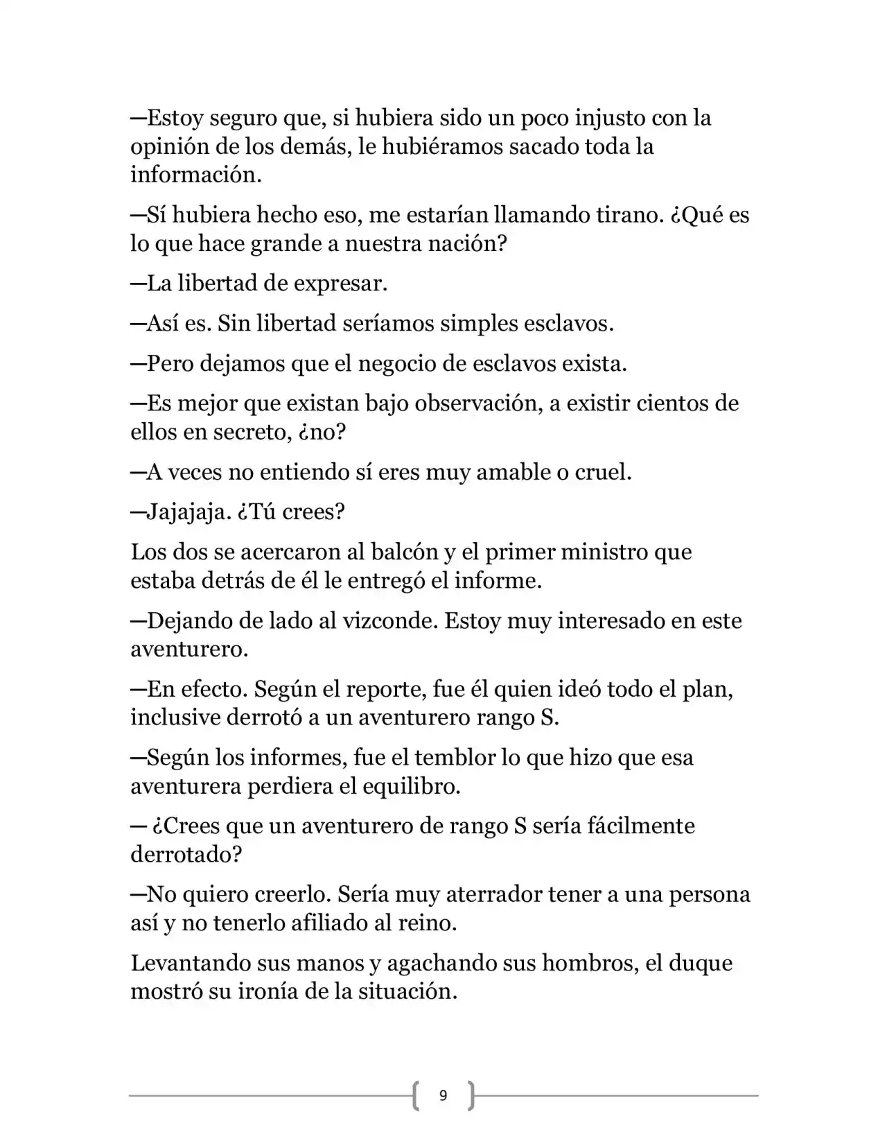 La Ambición Del Dios De La Espada (Novela) - Capítulo 8 - Página 9 - LectorTMOo