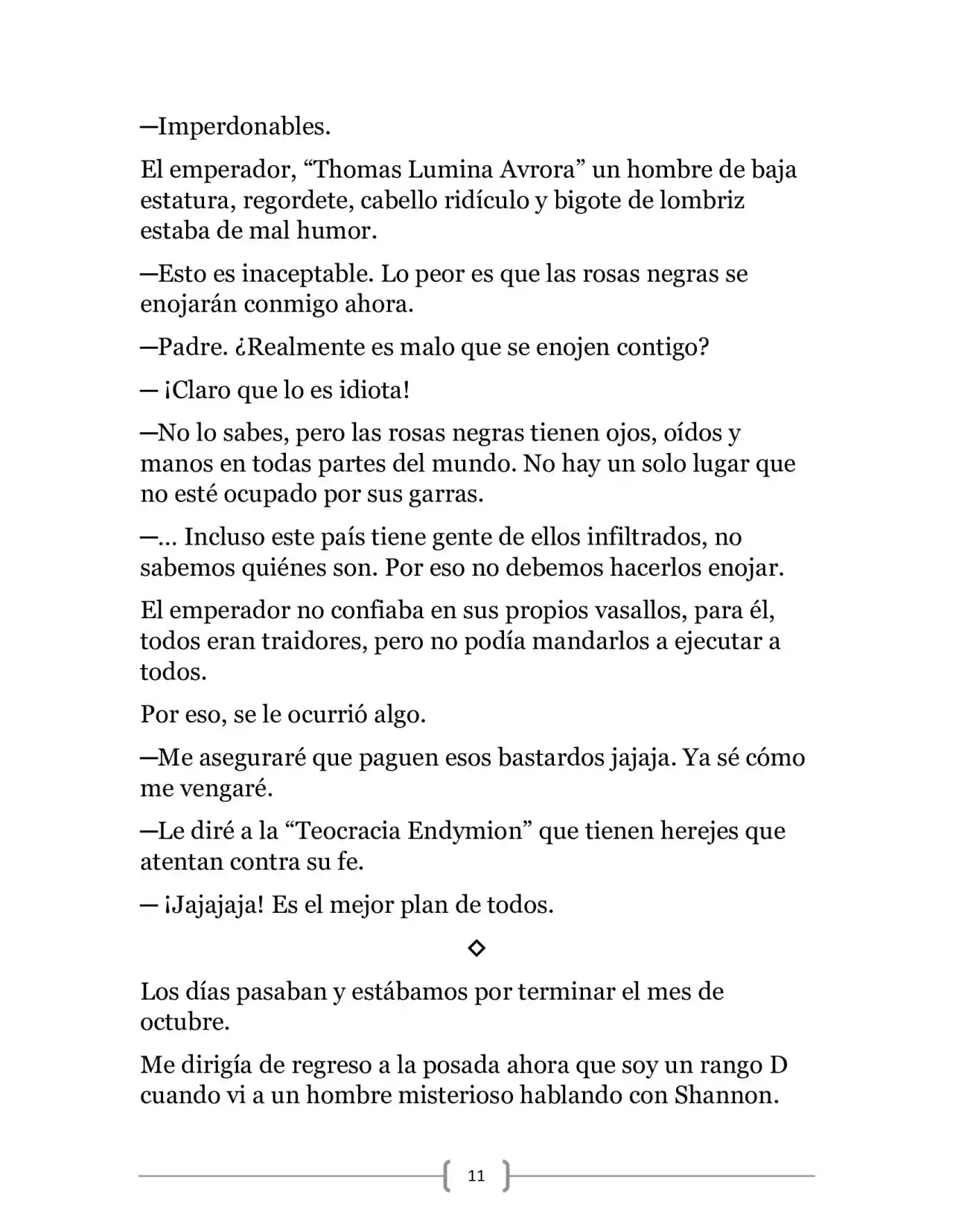 La Ambición Del Dios De La Espada (Novela) - Capítulo 8 - Página 11 - LectorTMOo