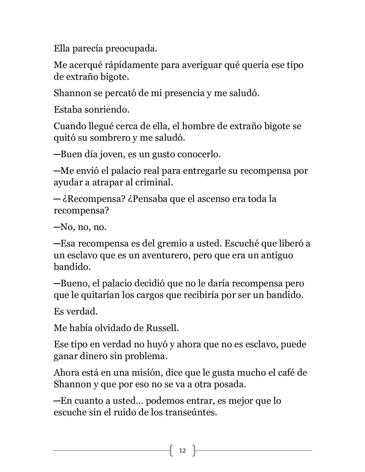 La Ambición Del Dios De La Espada (Novela) - Capítulo 8 - Página 12 - LectorTMOo