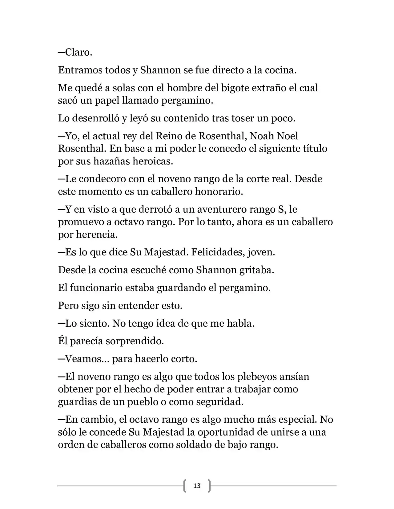 La Ambición Del Dios De La Espada (Novela) - Capítulo 8 - Página 13 - LectorTMOo