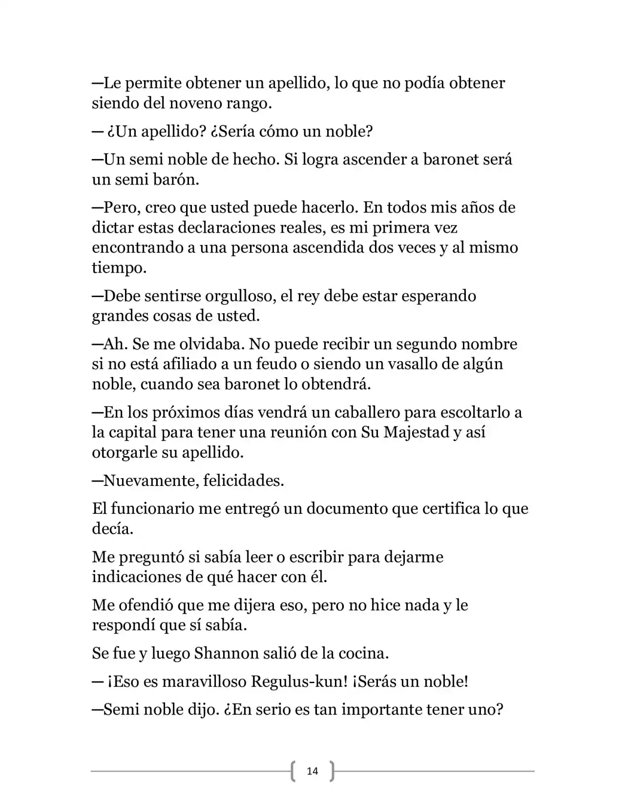 La Ambición Del Dios De La Espada (Novela) - Capítulo 8 - Página 14 - LectorTMOo