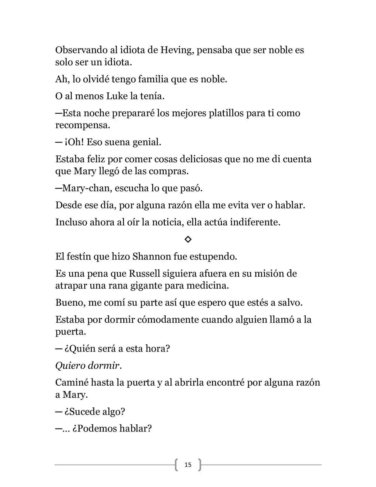 La Ambición Del Dios De La Espada (Novela) - Capítulo 8 - Página 15 - LectorTMOo