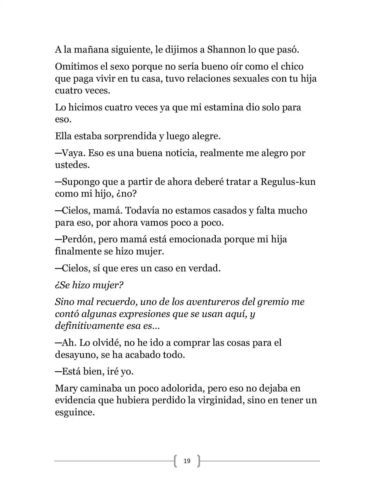 La Ambición Del Dios De La Espada (Novela) - Capítulo 9 - Página 19 - LectorTMOo