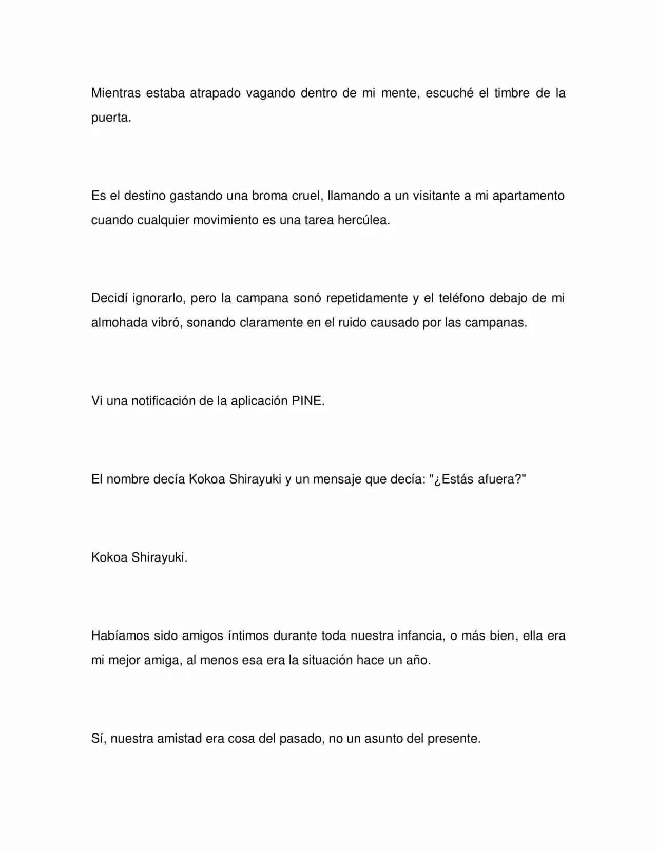 LA AMISTAD QUE SE PERDIÓ ES DULCE Y AMARGA COMO SATOKASHI (Novela) - Capítulo 1 - Página 6 - LectorTMOo
