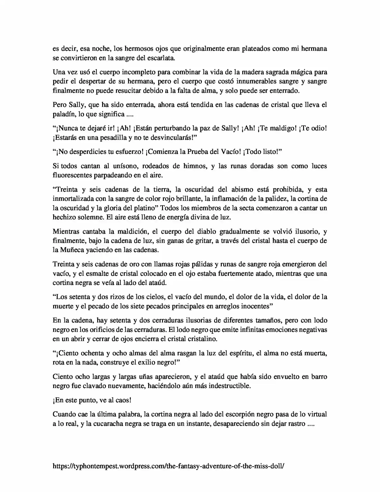 La Aventura De Fantasía De La Señorita Muñeca (Novela) - Capítulo 1 - Página 4 - LectorTMOo