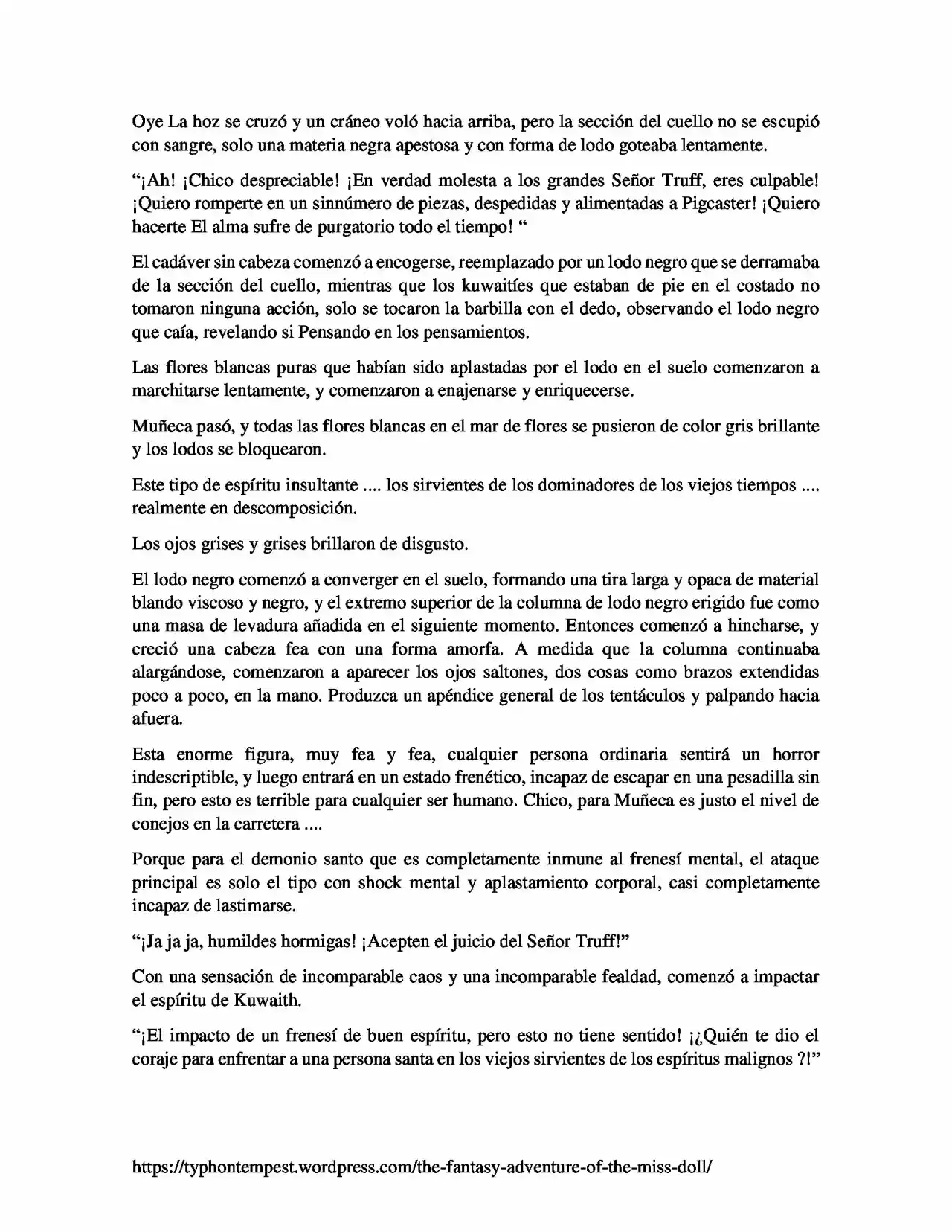 La Aventura De Fantasía De La Señorita Muñeca (Novela) - Capítulo 11 - Página 4 - LectorTMOo